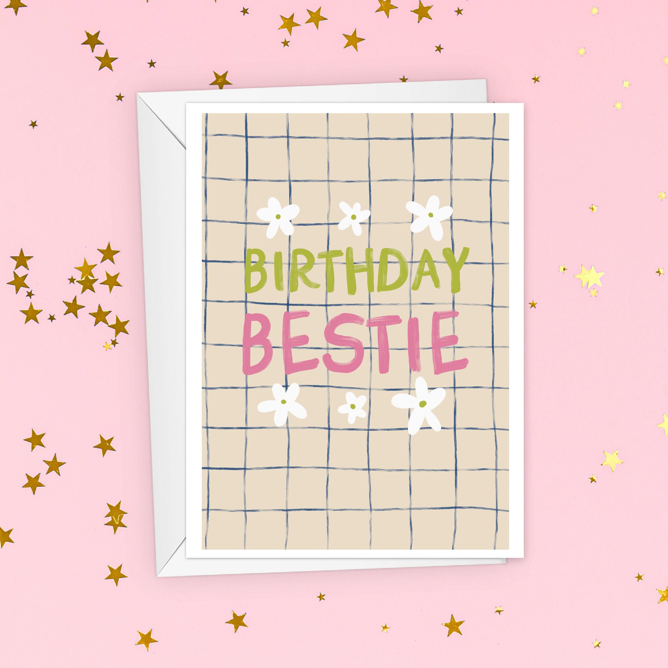 Birthday Bestie Birthday Card - Birthday Card For Best Friend