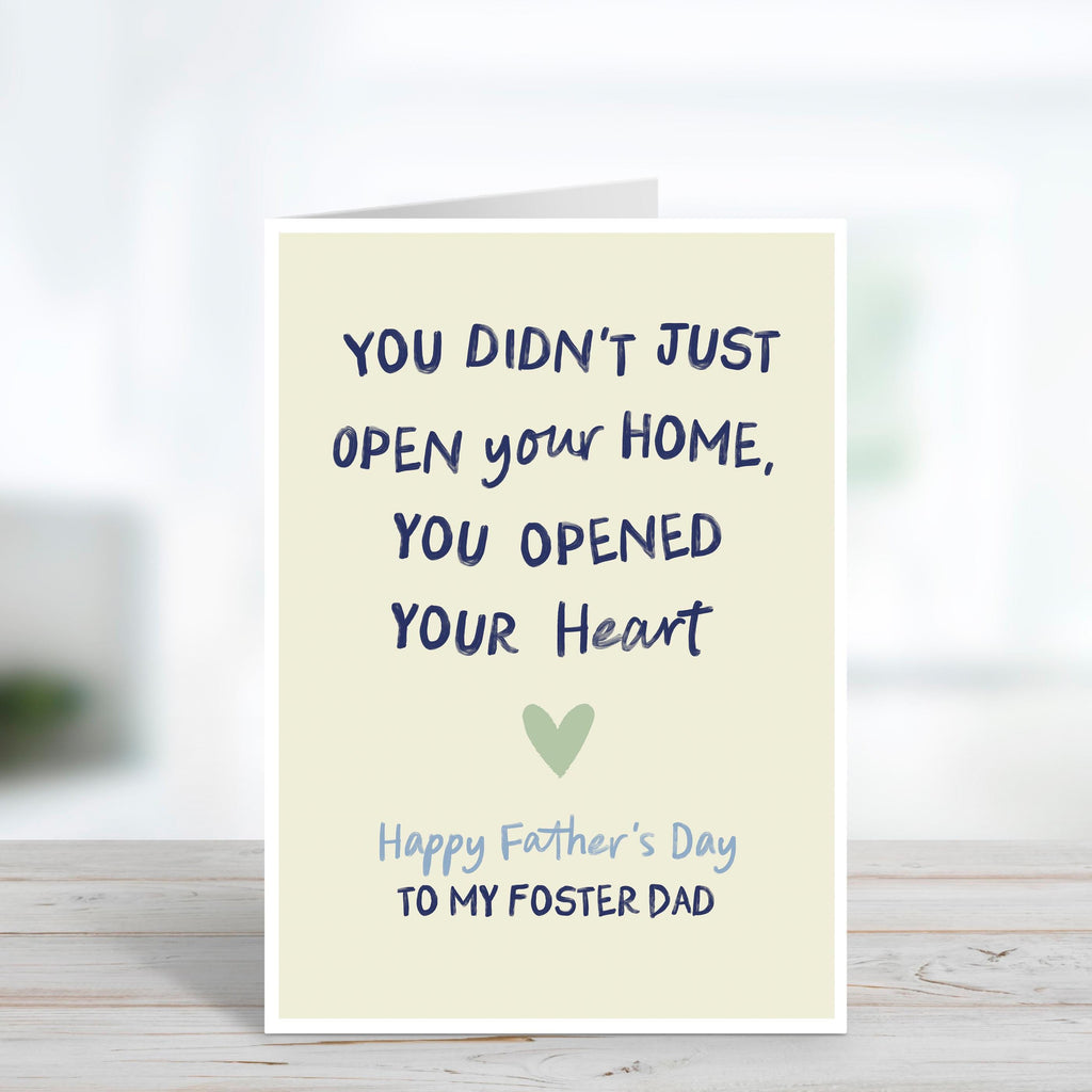 Foster Dad Father's Day Card