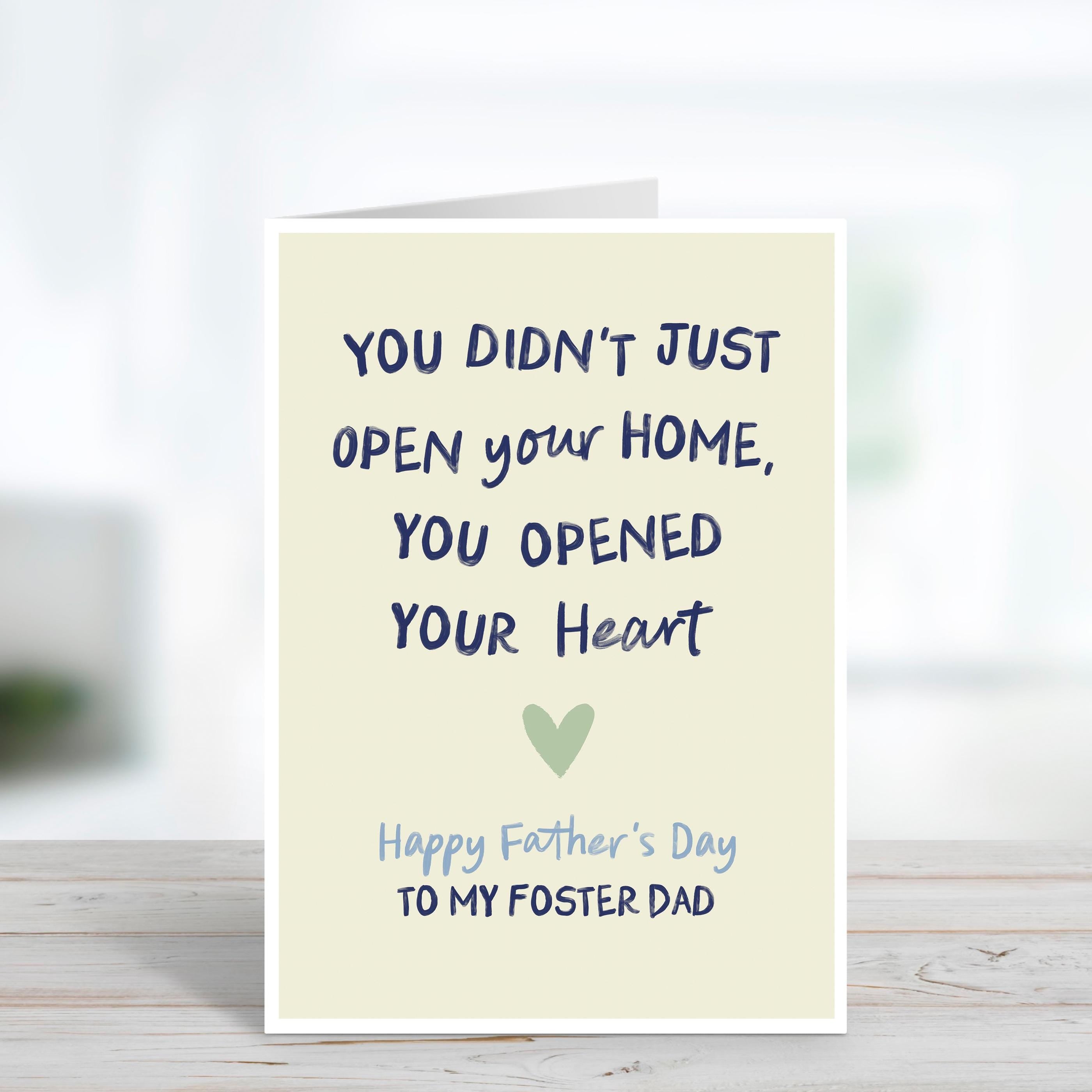 Foster Dad Father's Day Card