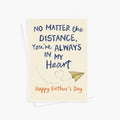 Always In My Heart Father's Day Card - Across The Miles Card For Dad