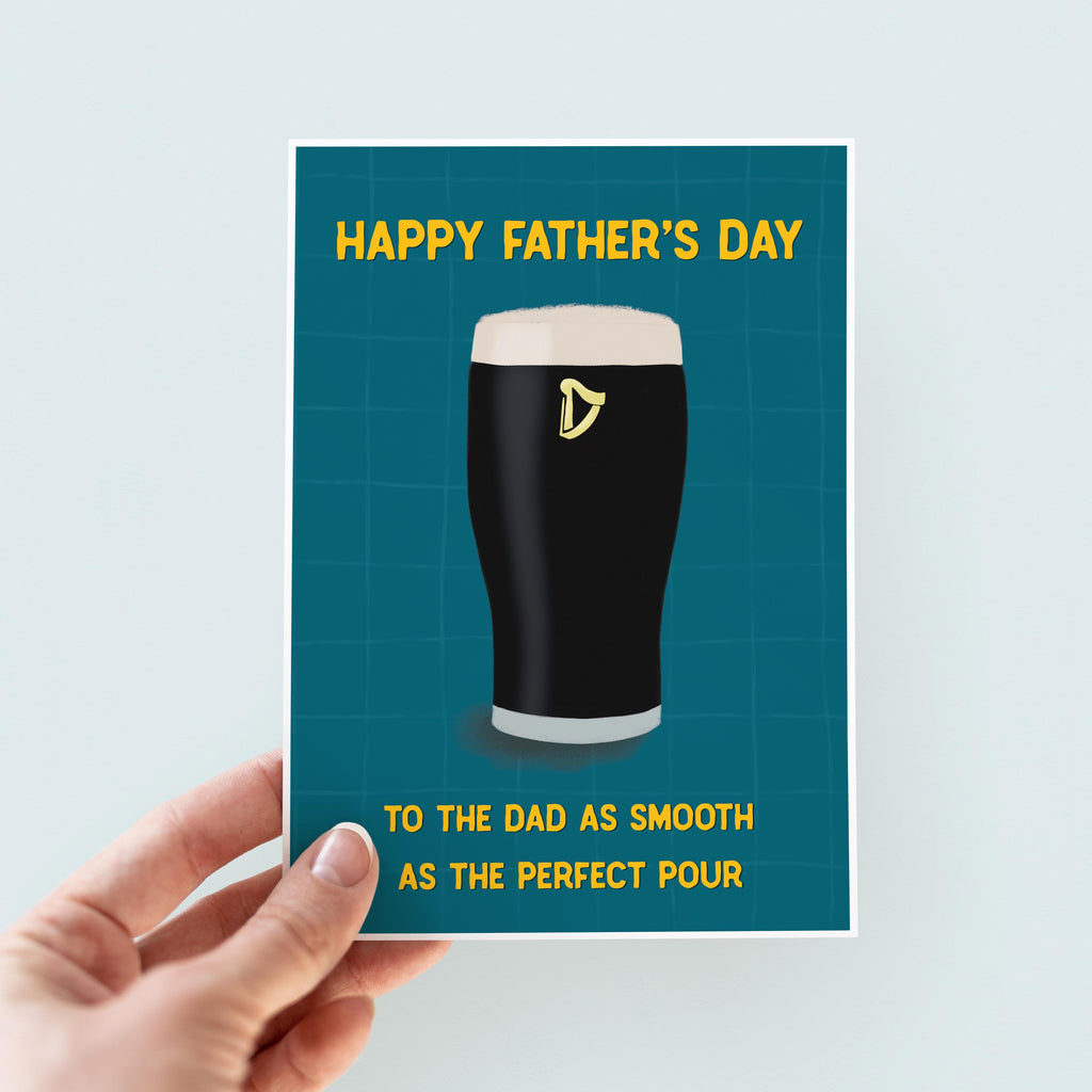 Smooth Dad Father's Day Card - Guinness Lovers Father's Day Card