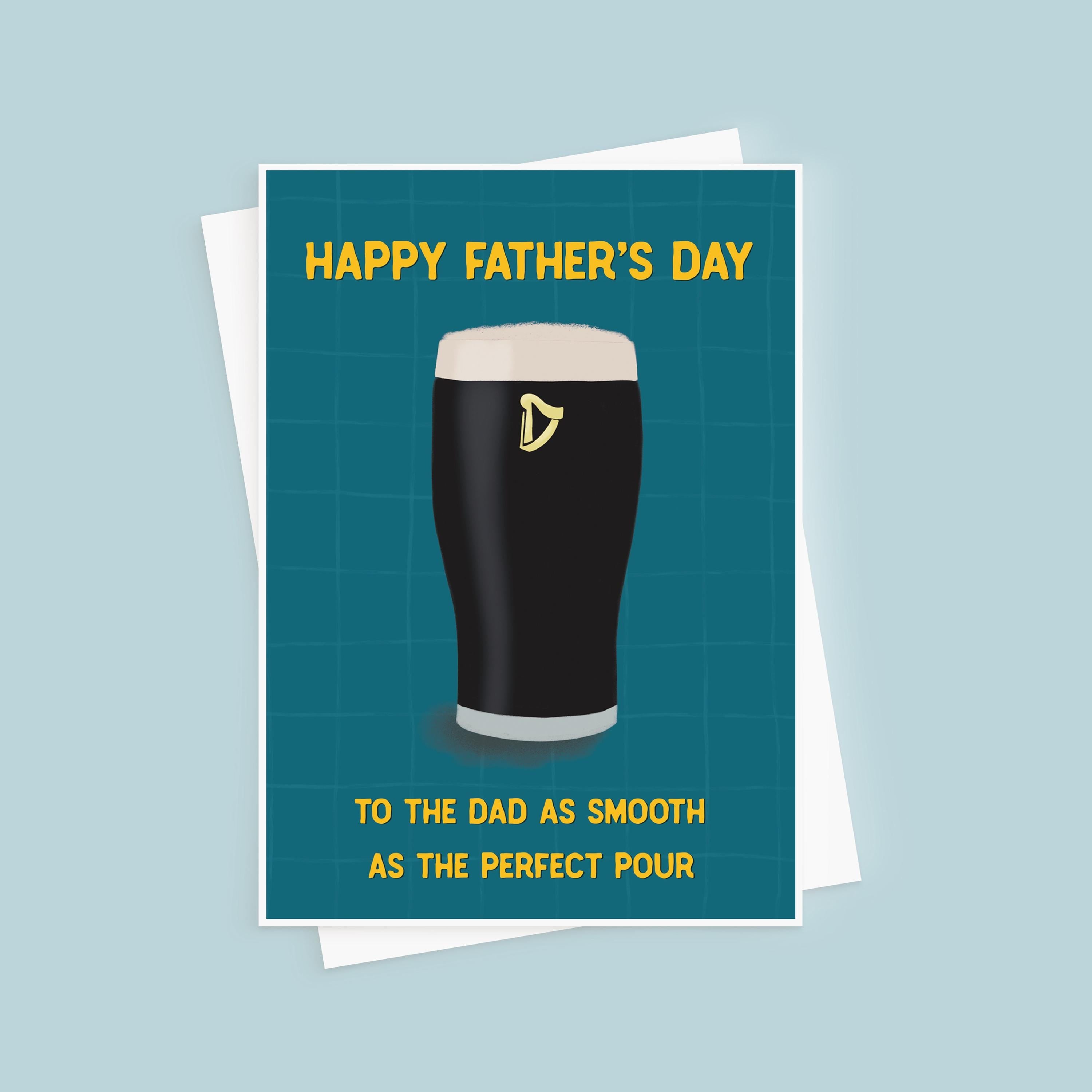 Smooth Dad Father's Day Card - Guinness Lovers Father's Day Card