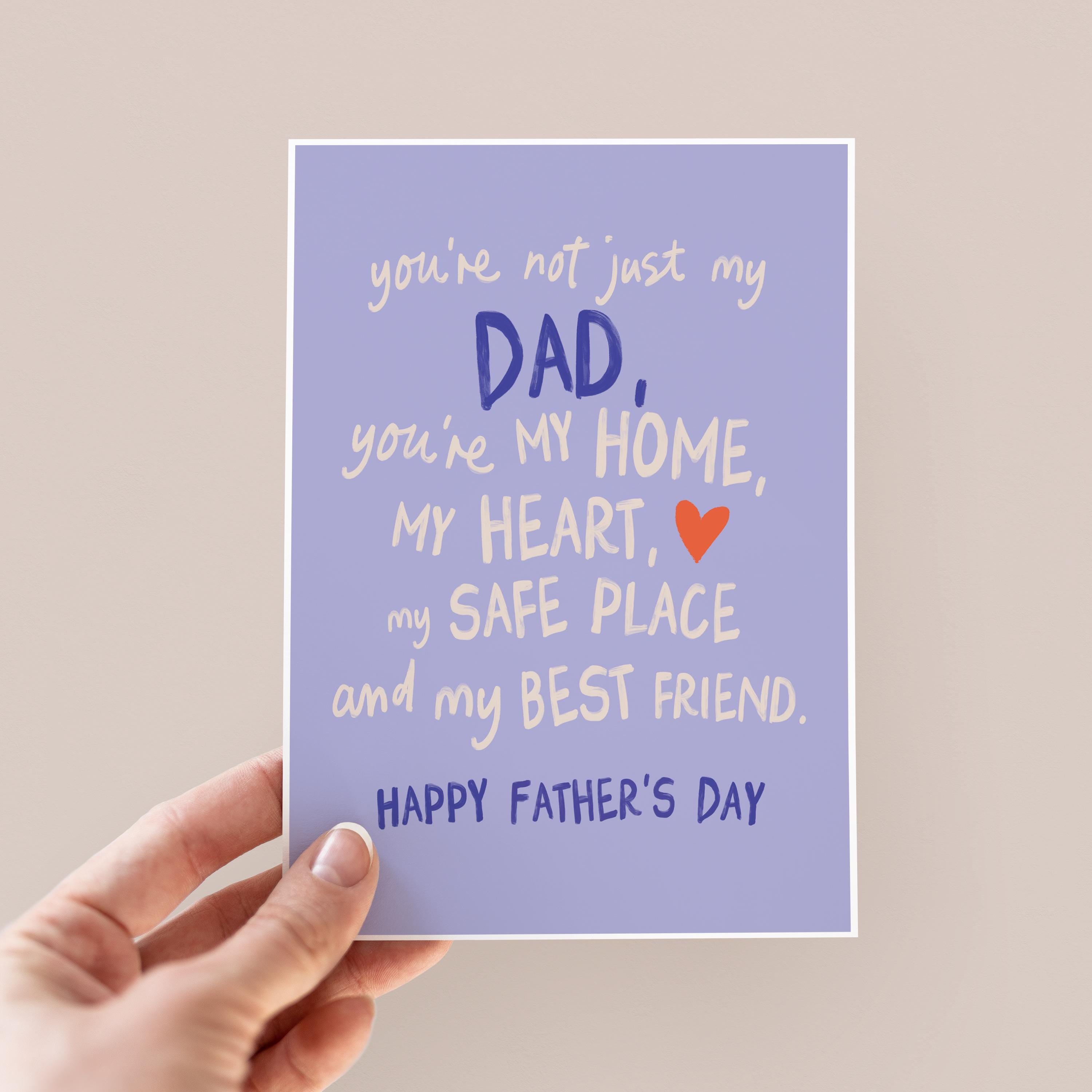 Not Just My Dad Sentimental Father's Day Card
