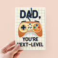 Next Level Father's Day Card For Gaming Dad