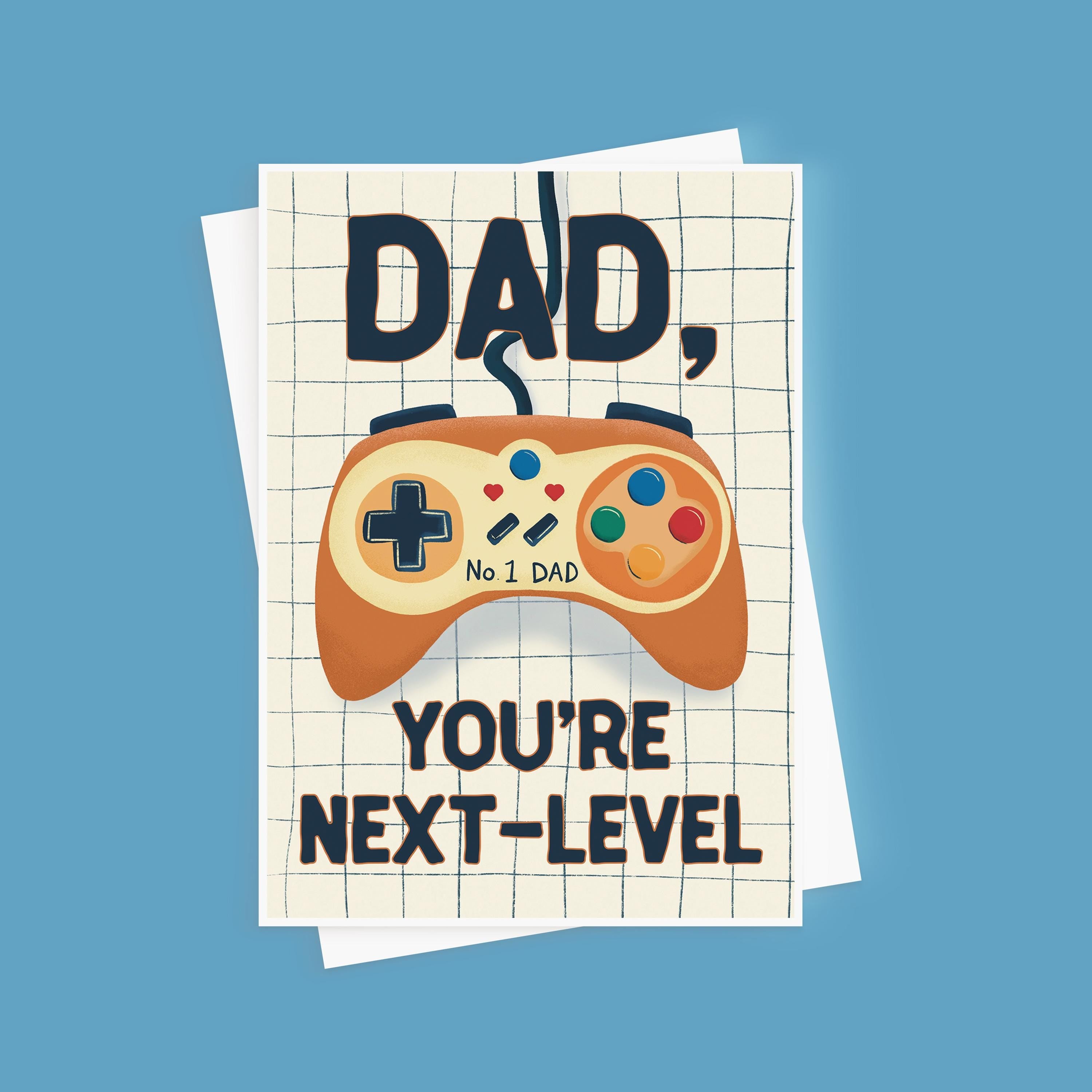 Next Level Father's Day Card For Gaming Dad