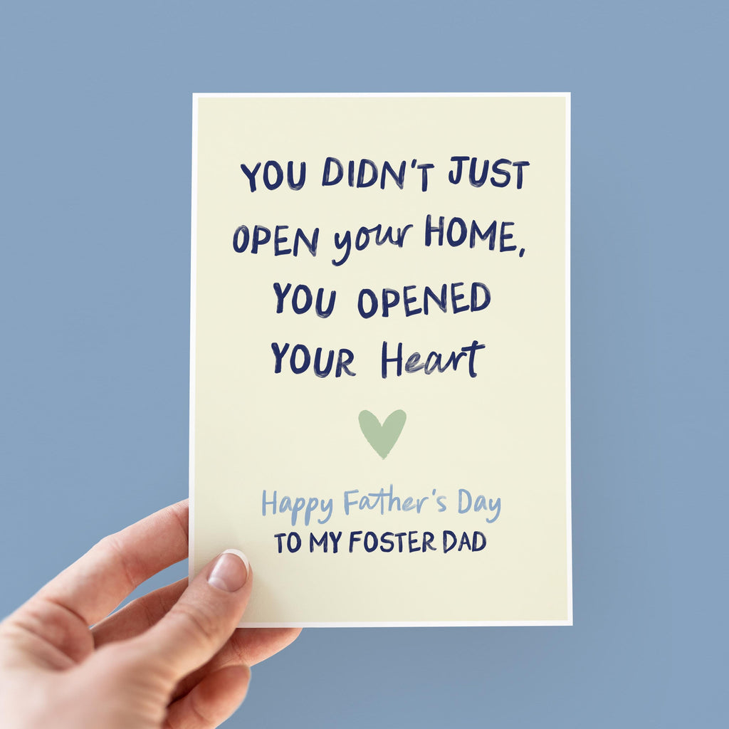 Foster Dad Father's Day Card
