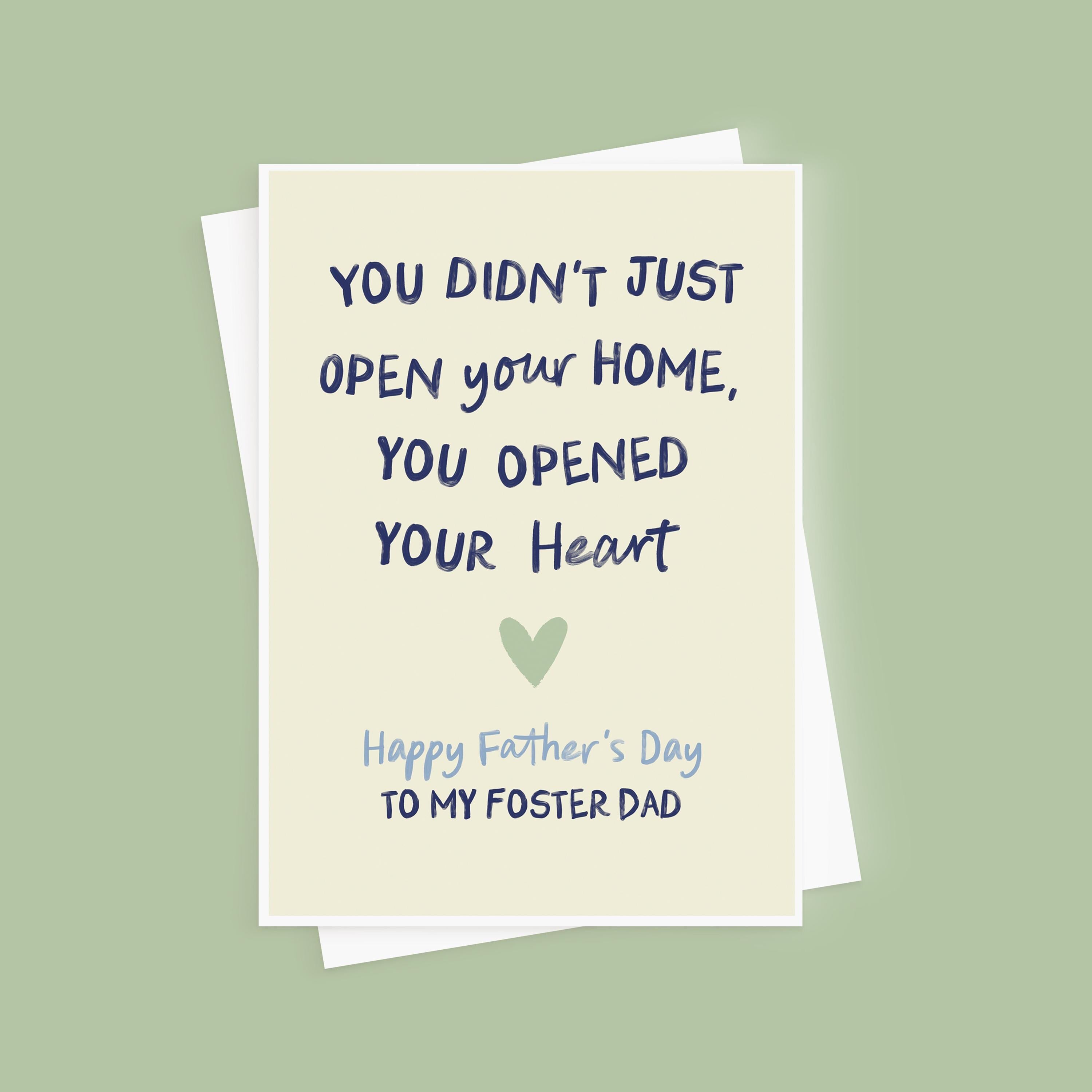 Foster Dad Father's Day Card