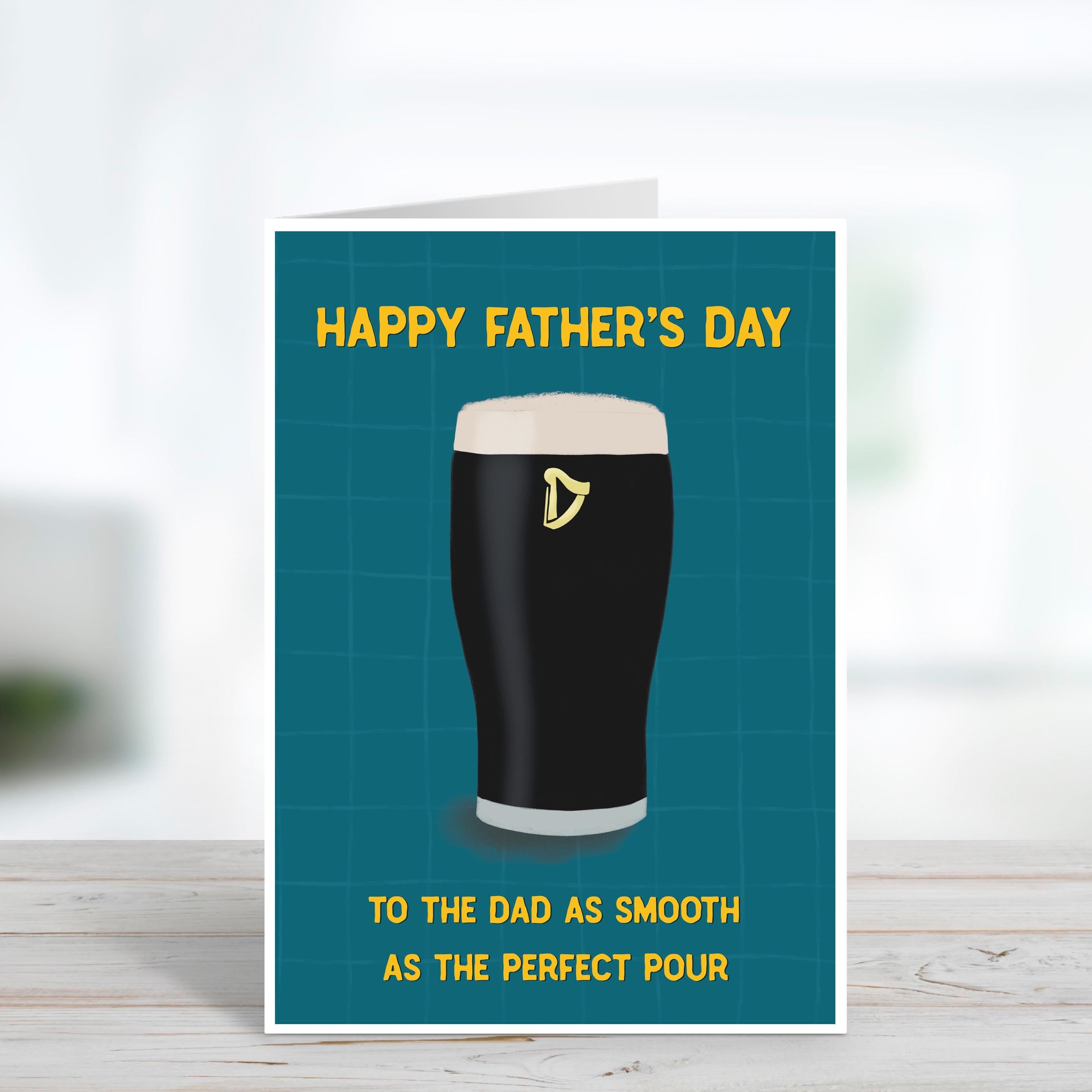 Smooth Dad Father's Day Card - Guinness Lovers Father's Day Card