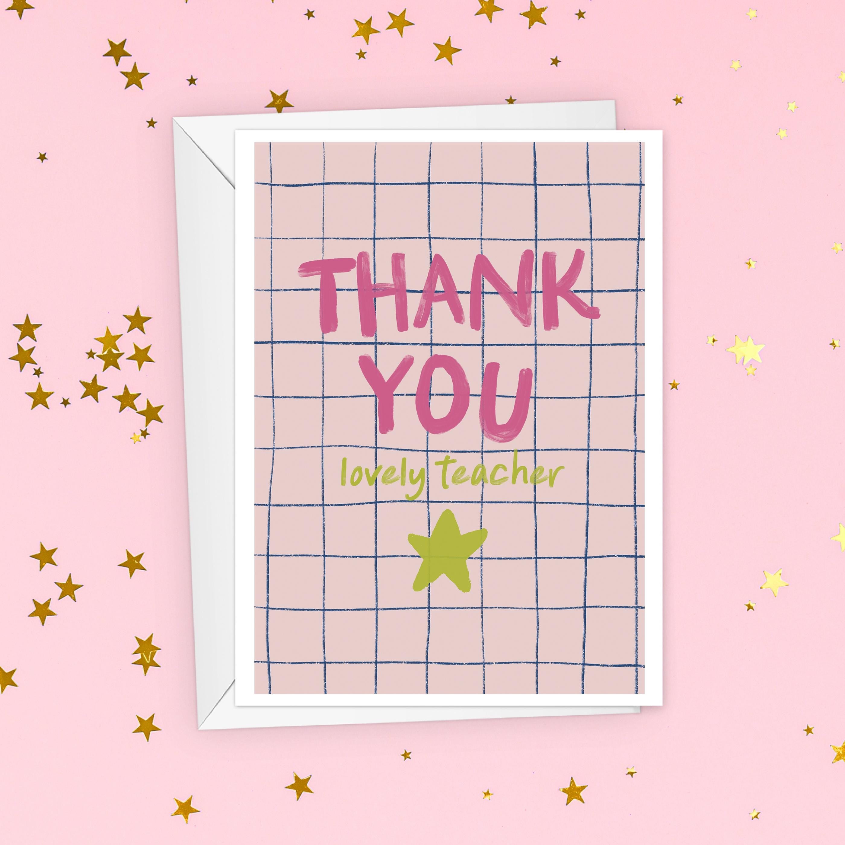 Thank You Lovely Teacher Thank You Card
