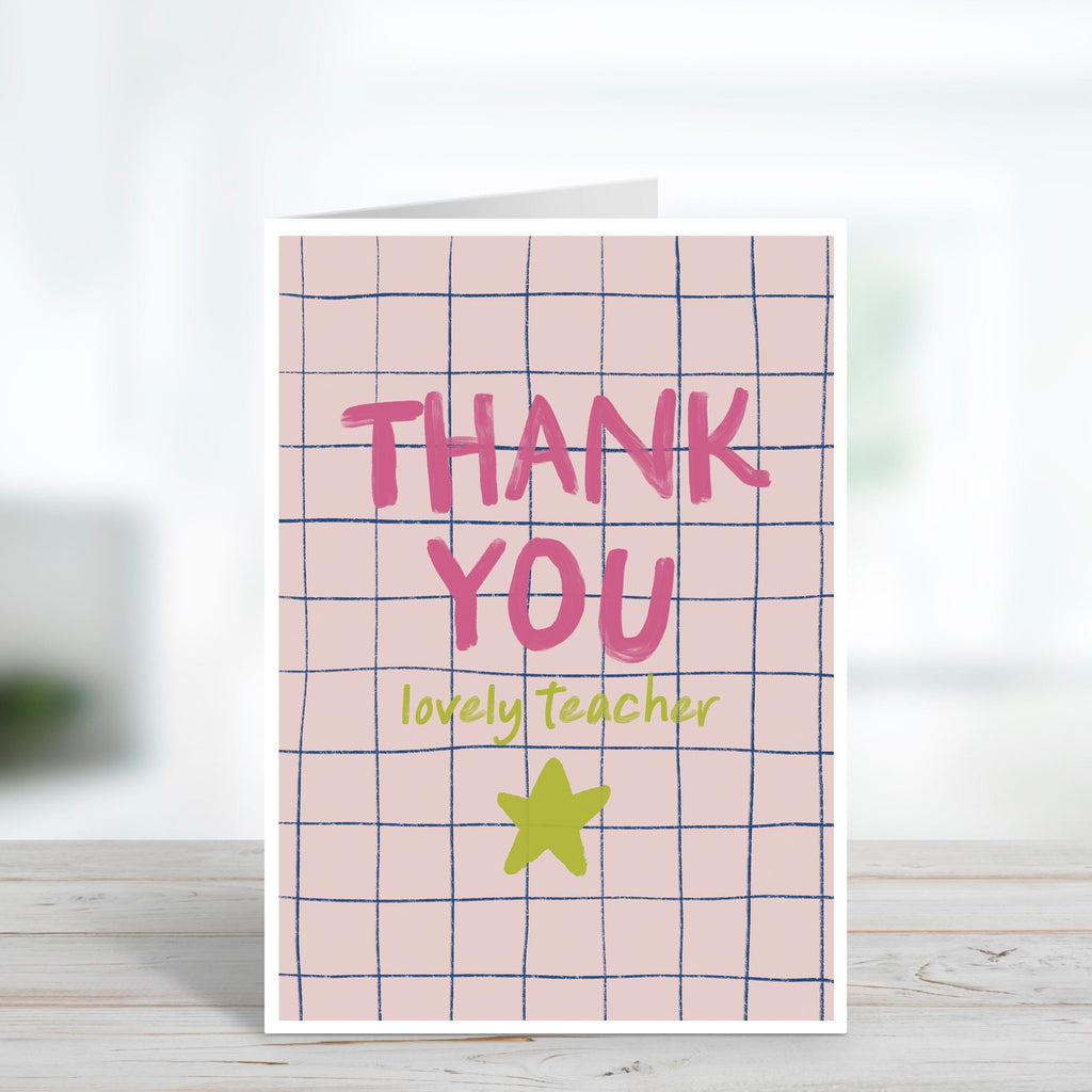 Thank You Lovely Teacher Thank You Card