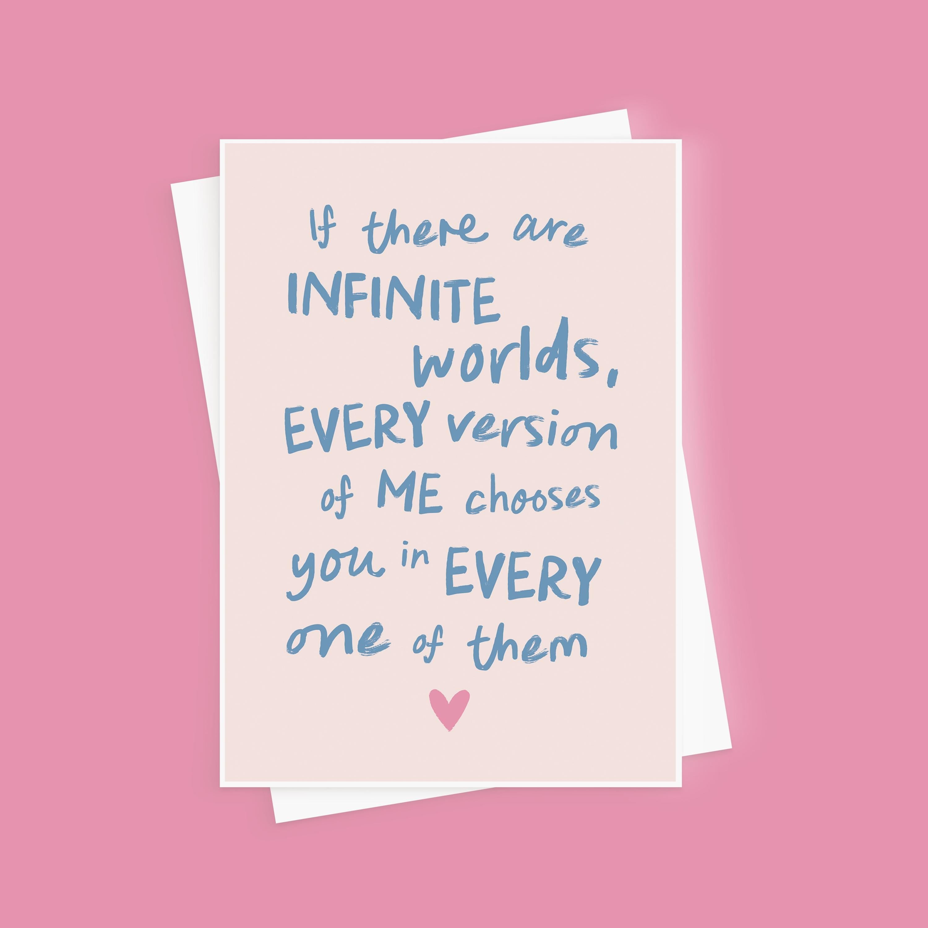 I Choose You Quote Card - Anniversary Card - Valentine's Day Card - TSITP Card