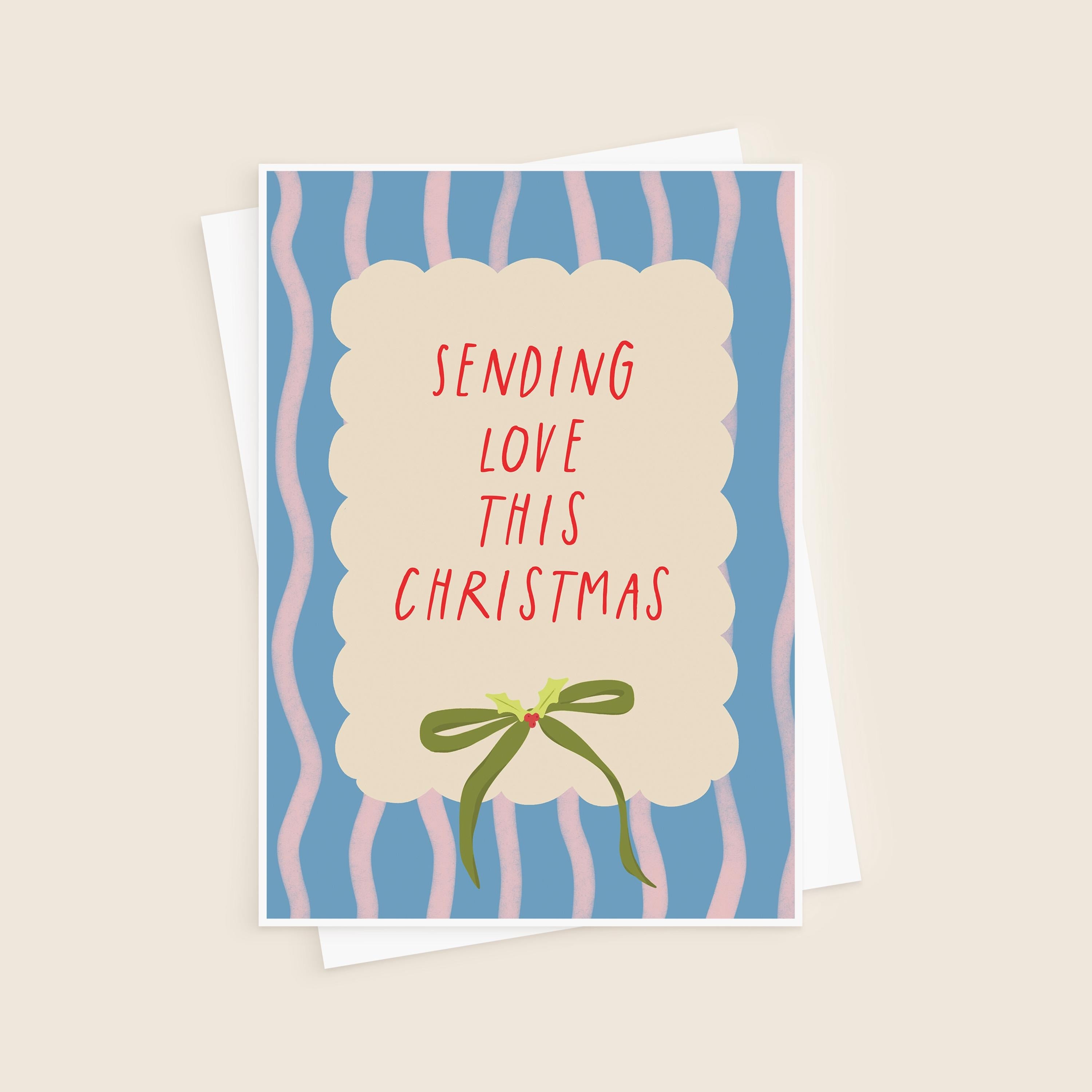 Sending Love This Christmas card