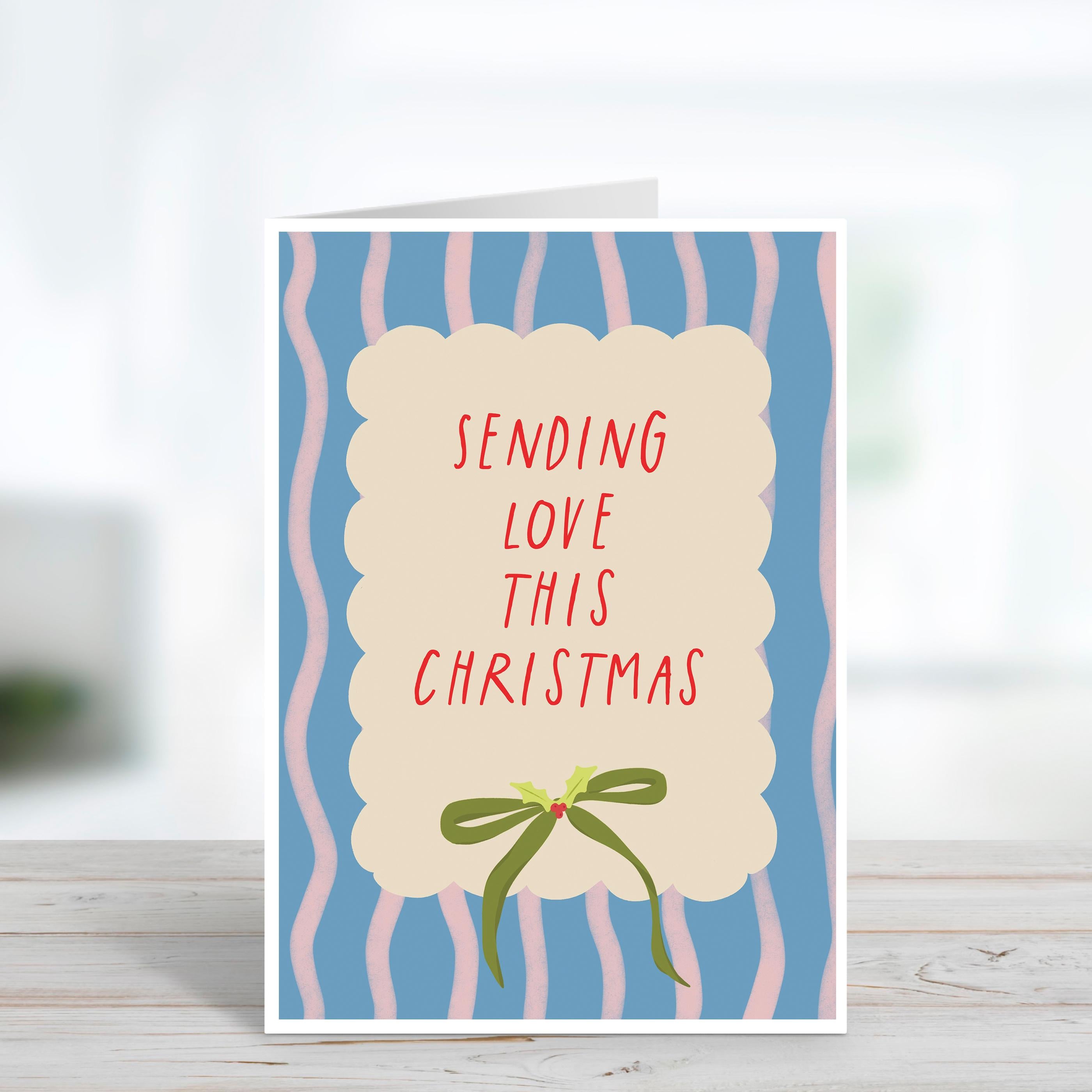 Sending Love This Christmas card