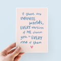 I Choose You Quote Card - Anniversary Card - Valentine's Day Card - TSITP Card