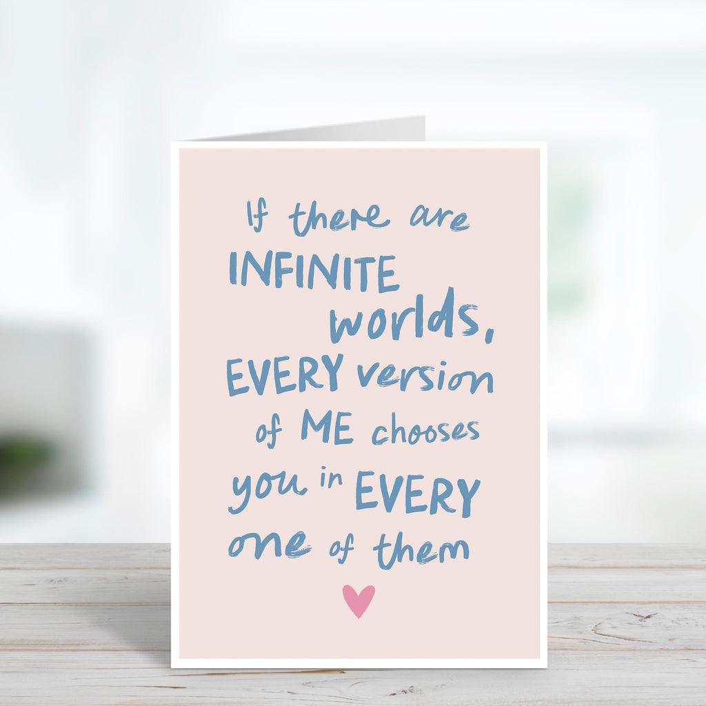 I Choose You Quote Card - Anniversary Card - Valentine's Day Card - TSITP Card