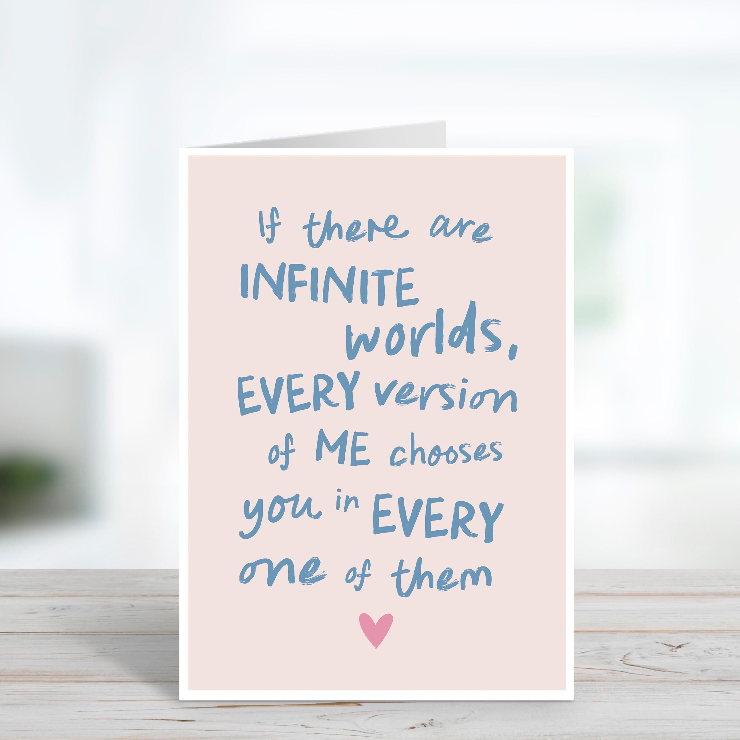 I Choose You Quote Card - Anniversary Card - Valentine's Day Card - TSITP Card