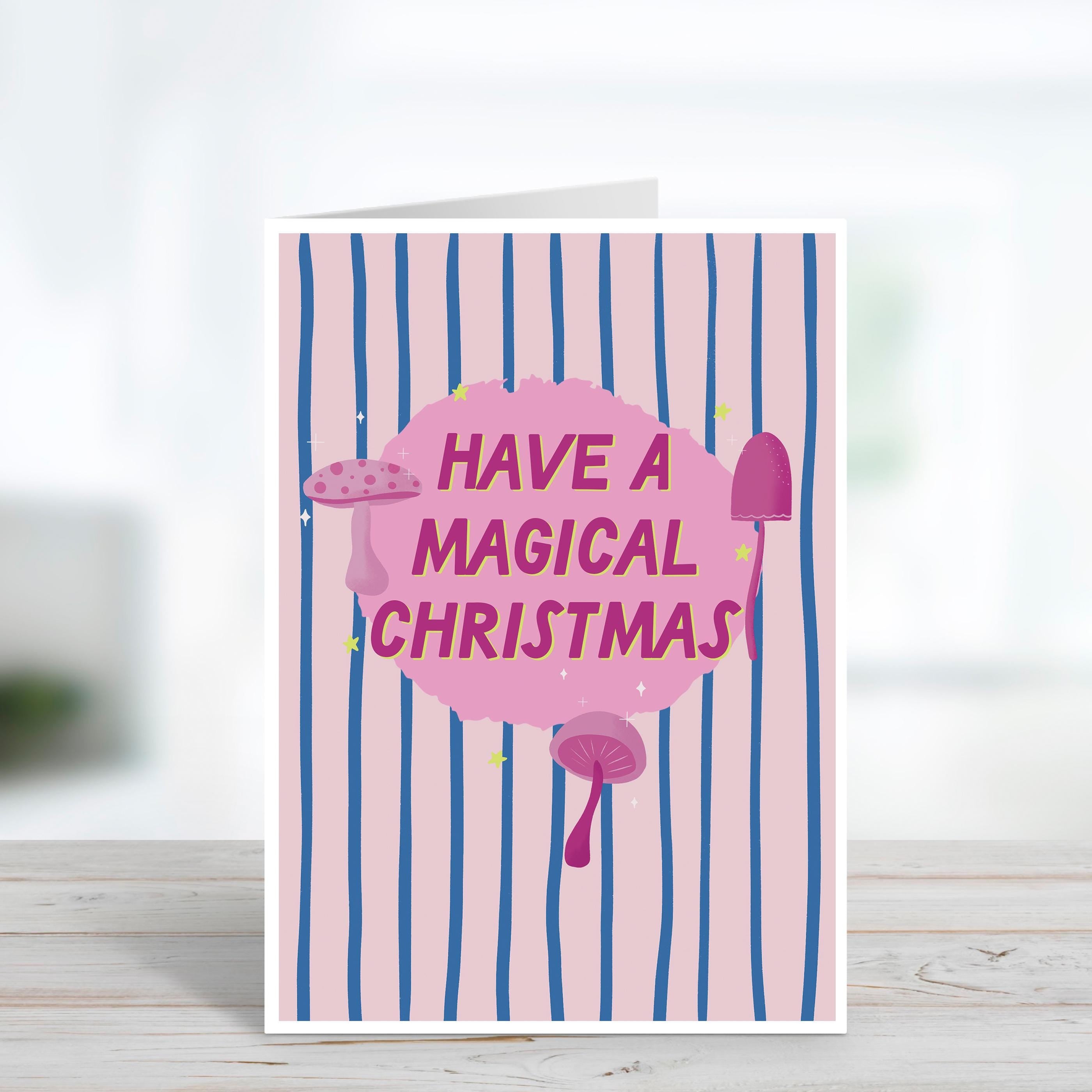 Magical Mushroom Christmas card