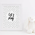 Let's Play Children's Art Print