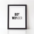 Boy Wonder Print - Kids Bedroom Print - Boys Bedroom Print - Baby Boy Gift - Gift for Boy - Print for Boy - Nursery Print
