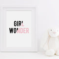 Girl Wonder Print - Kids Bedroom Print - Girls Bedroom Print - Baby Girl Gift - Gift for Girl - Print for Girl - Nursery Print
