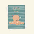 Cute Jellycat Octopus Birthday Card