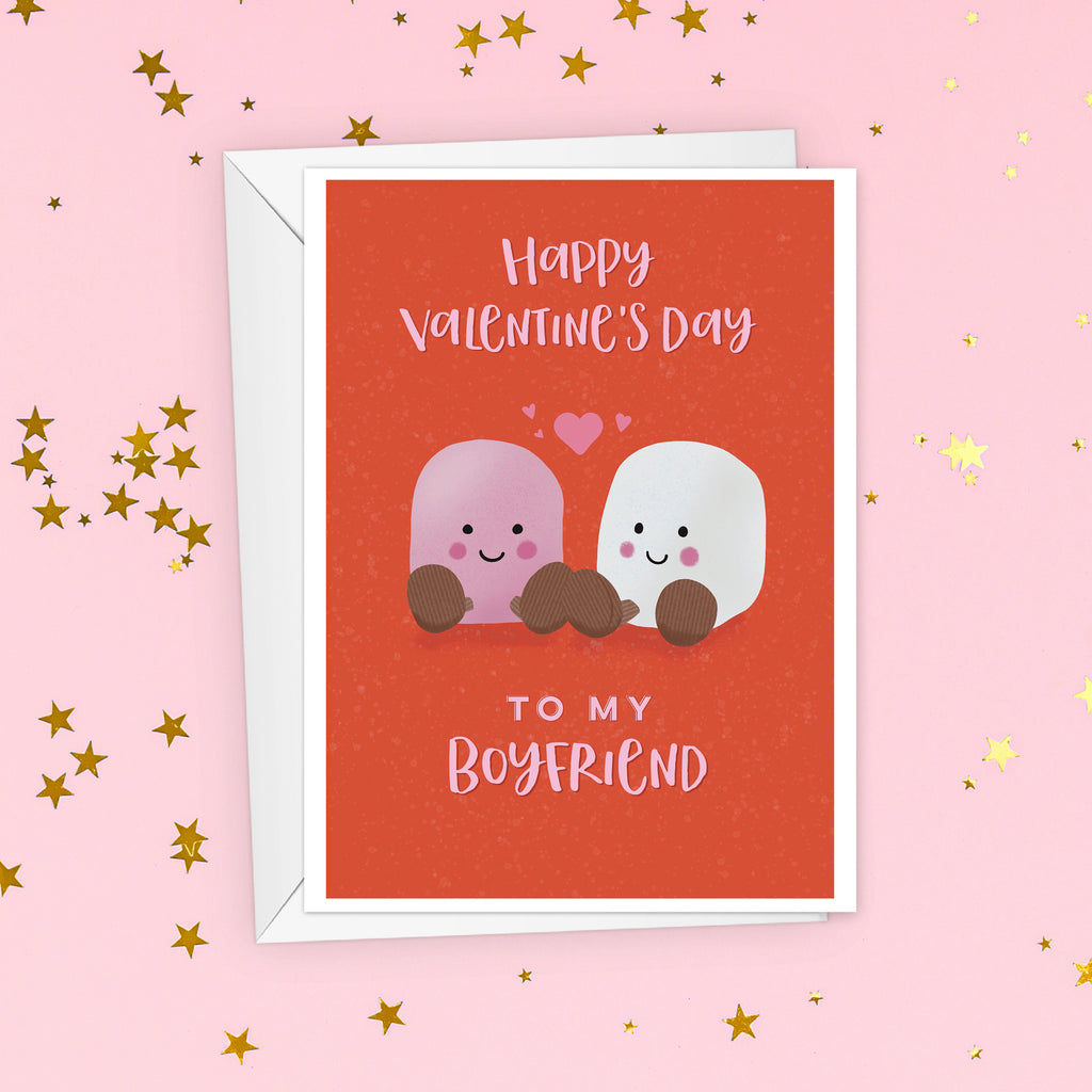 Jellycat Valentine's Day Card For Boyfriend