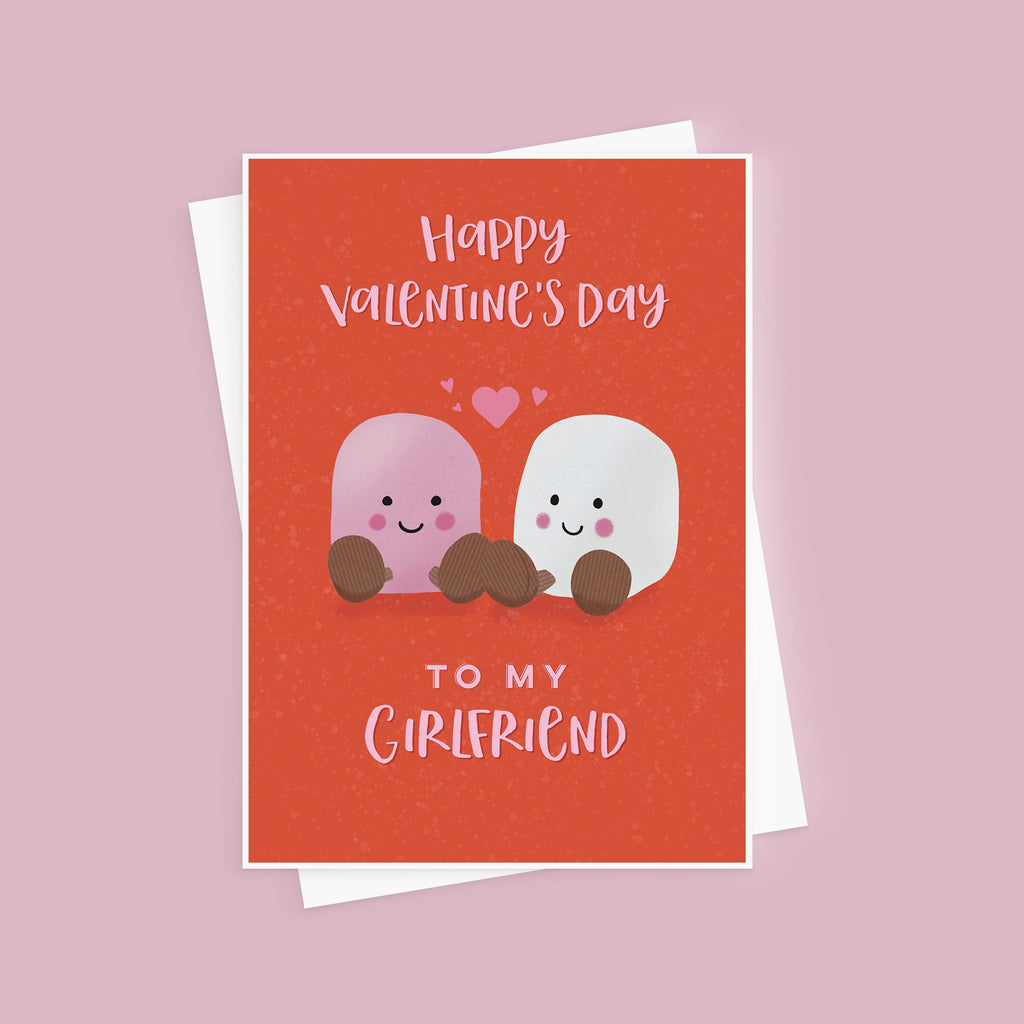 Jellycat Valentine's Day Card For Girlfriend
