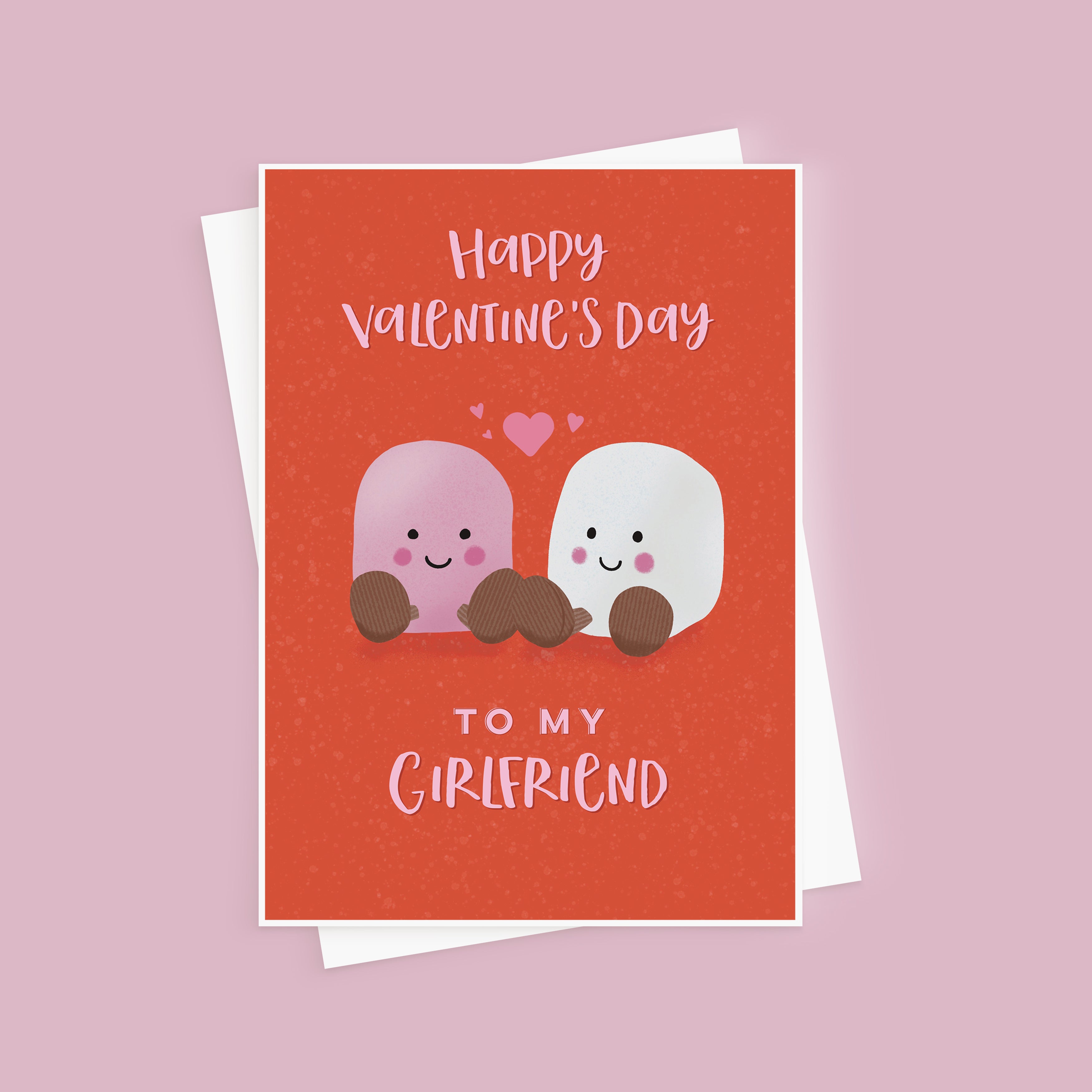 Jellycat Valentine's Day Card For Girlfriend