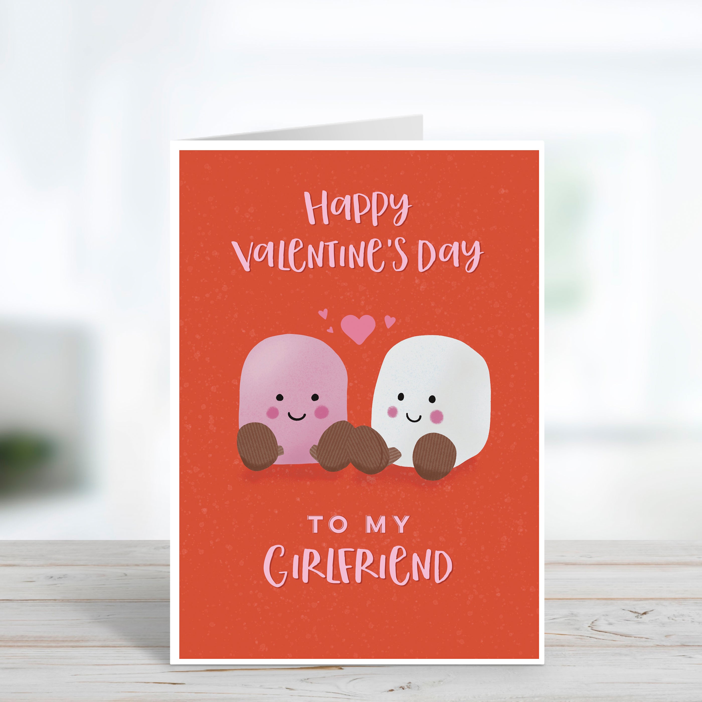 Jellycat Valentine's Day Card For Girlfriend