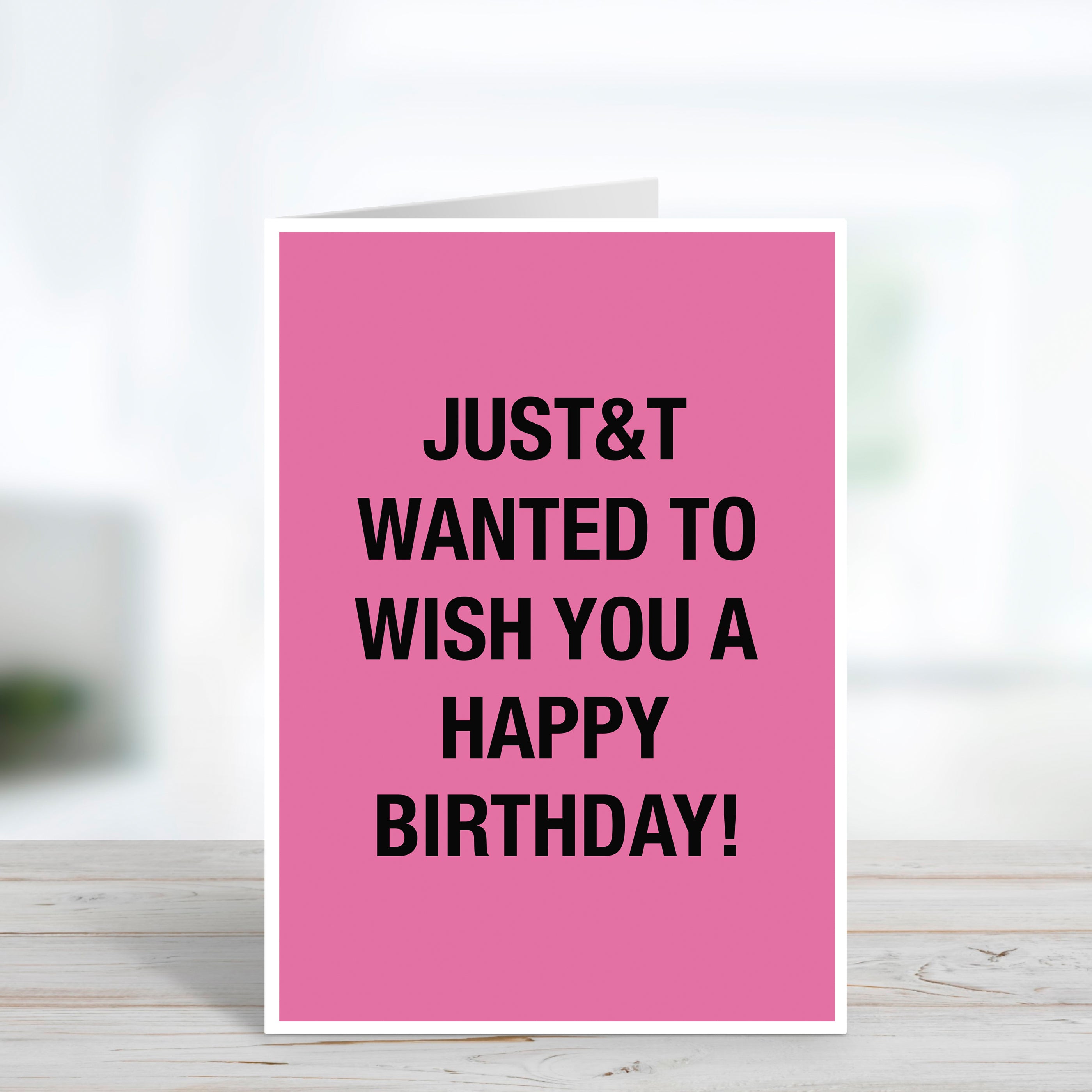 Funny Birthday Card For Her - Taylor and Travis Wedding
