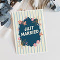Just Married Wedding Day Card