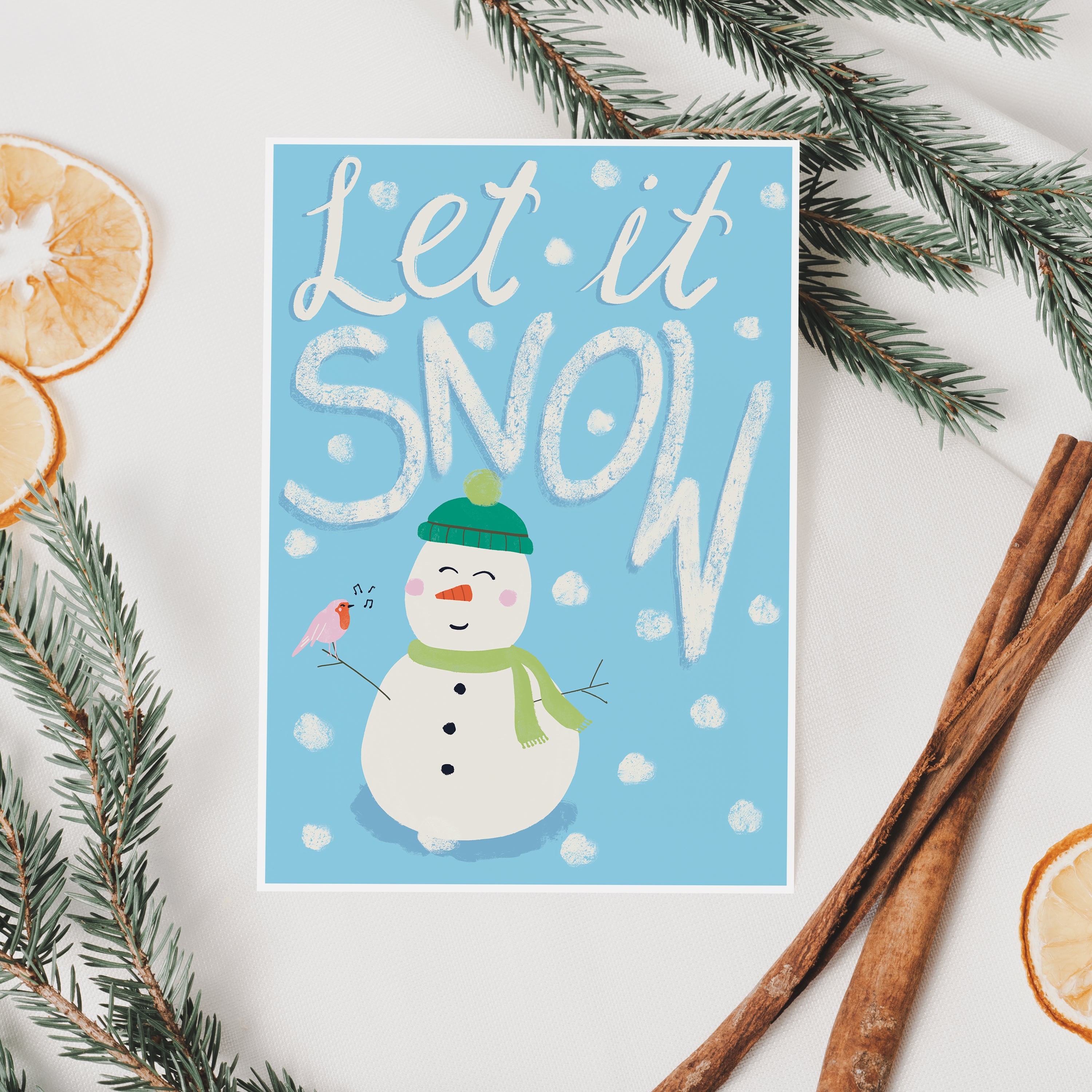 Let It Snow Christmas Card
