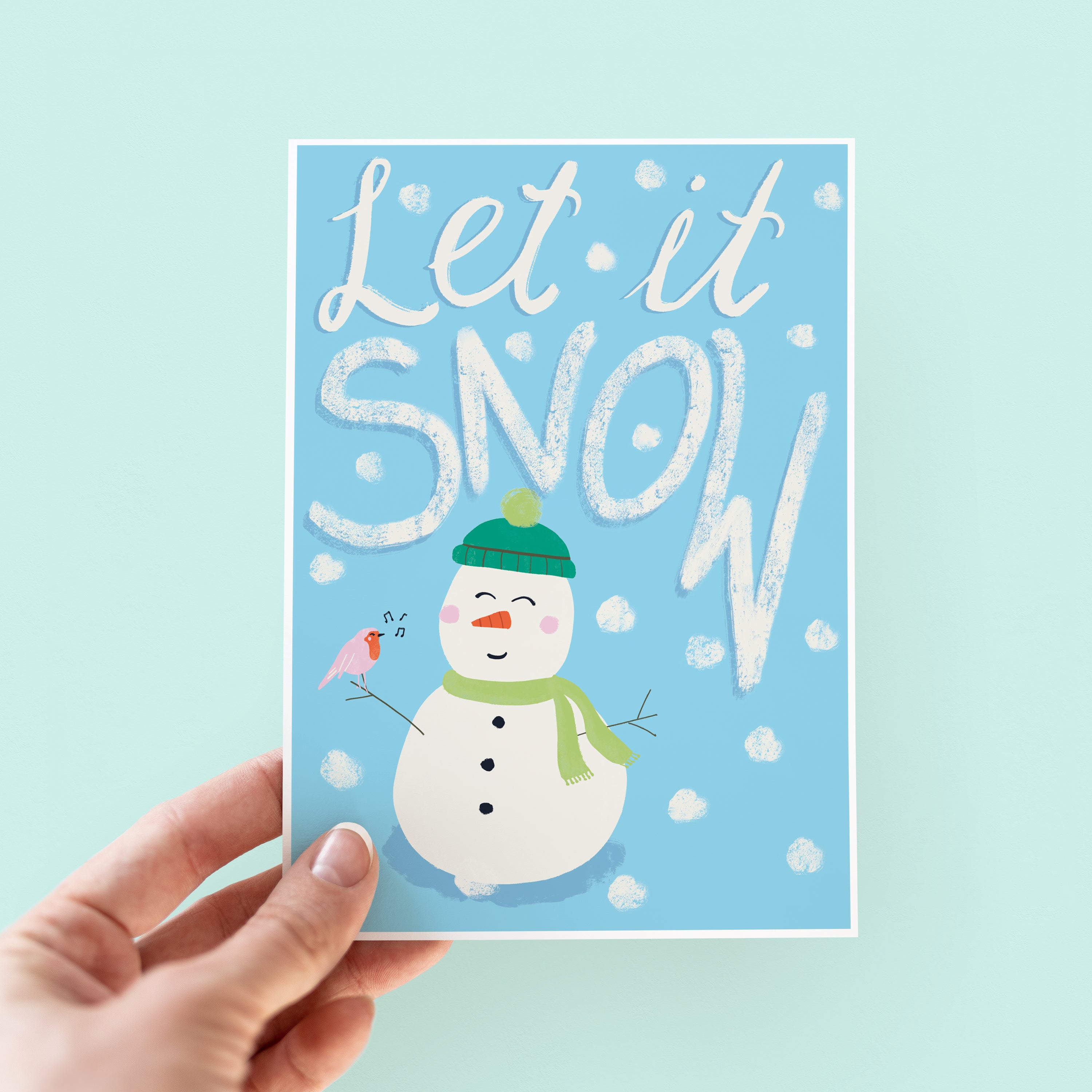 Let It Snow Christmas Card