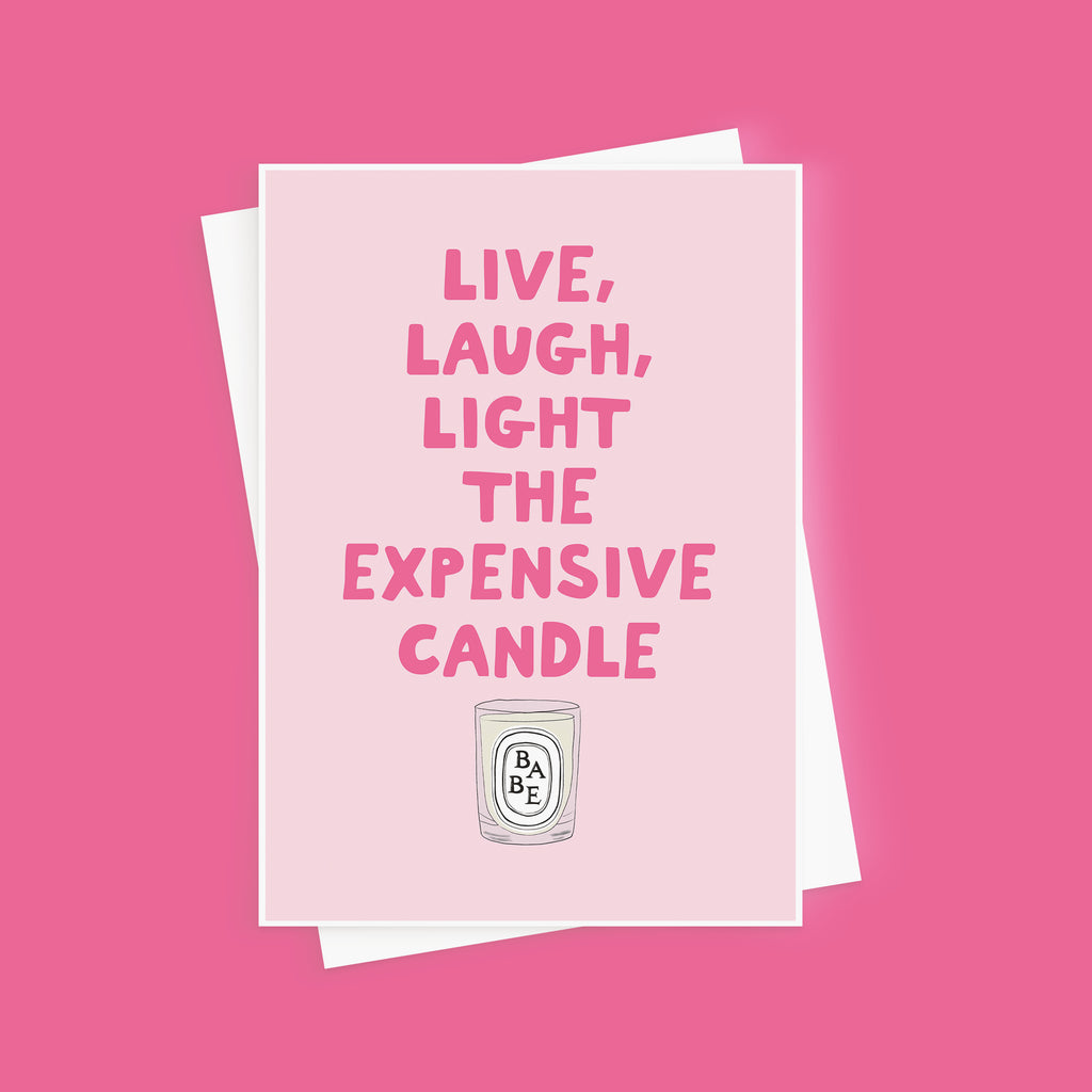 Light The Candle Funny Birthday Card