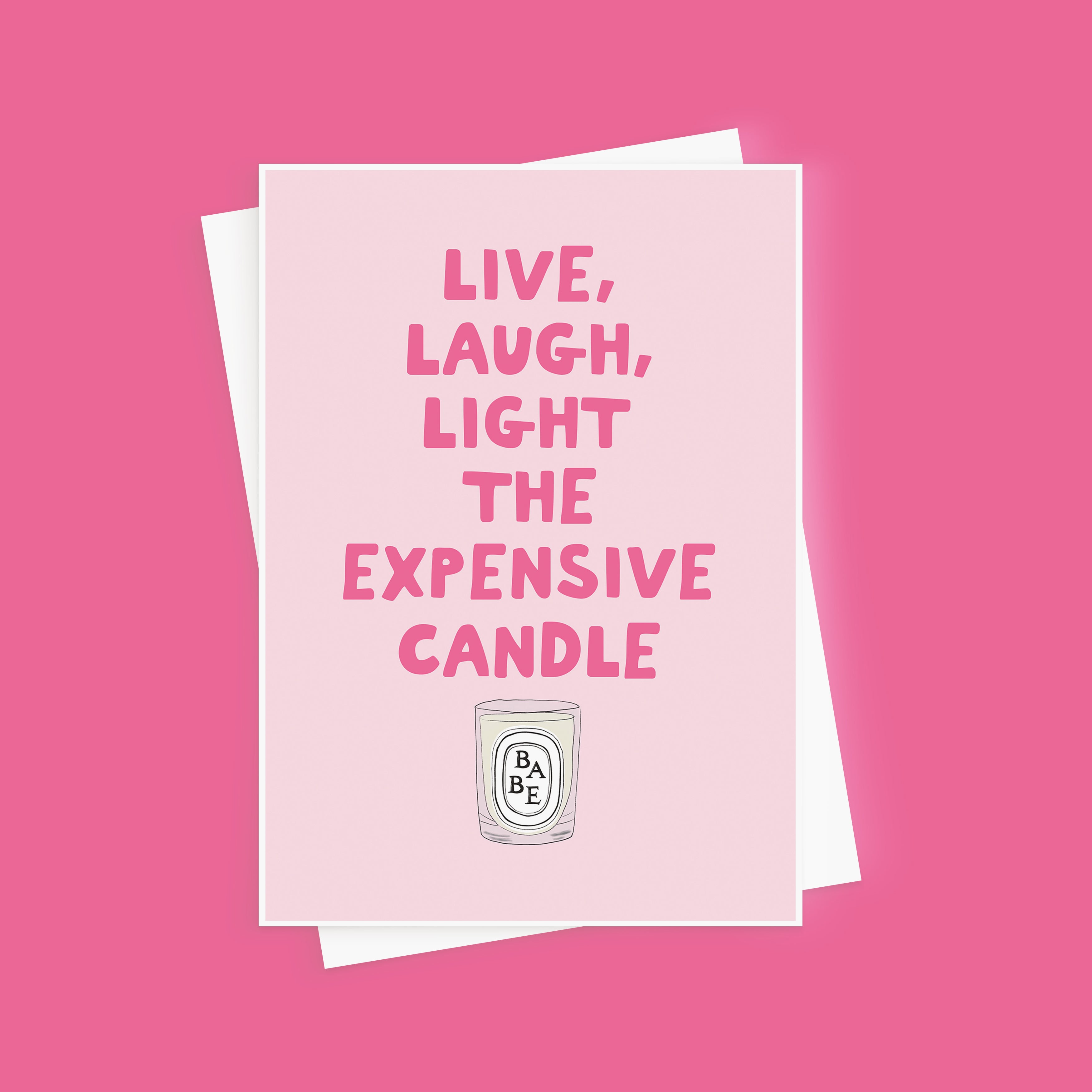 Light The Candle Funny Birthday Card