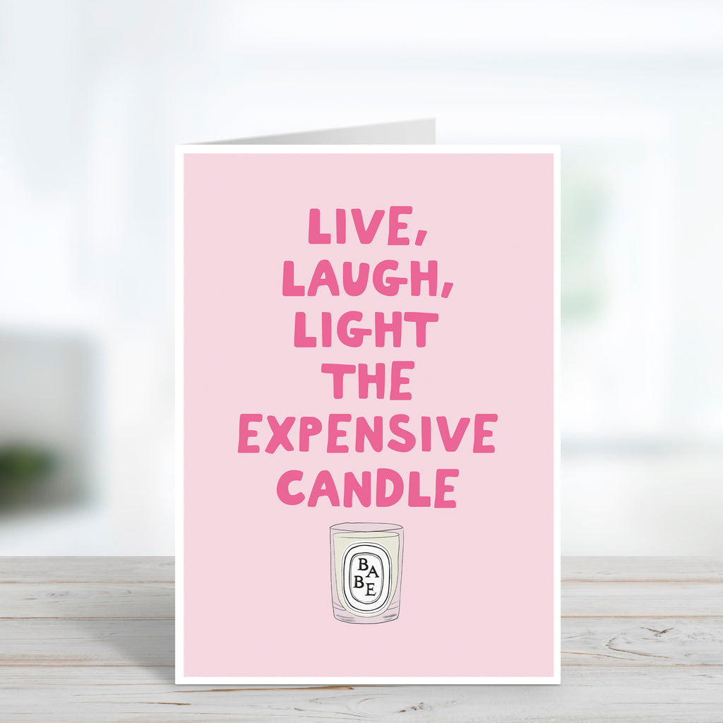 Light The Candle Funny Birthday Card