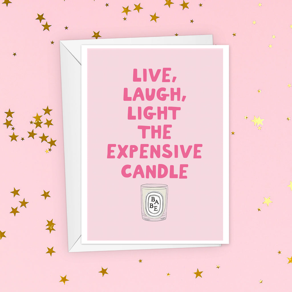 Light The Candle Funny Birthday Card