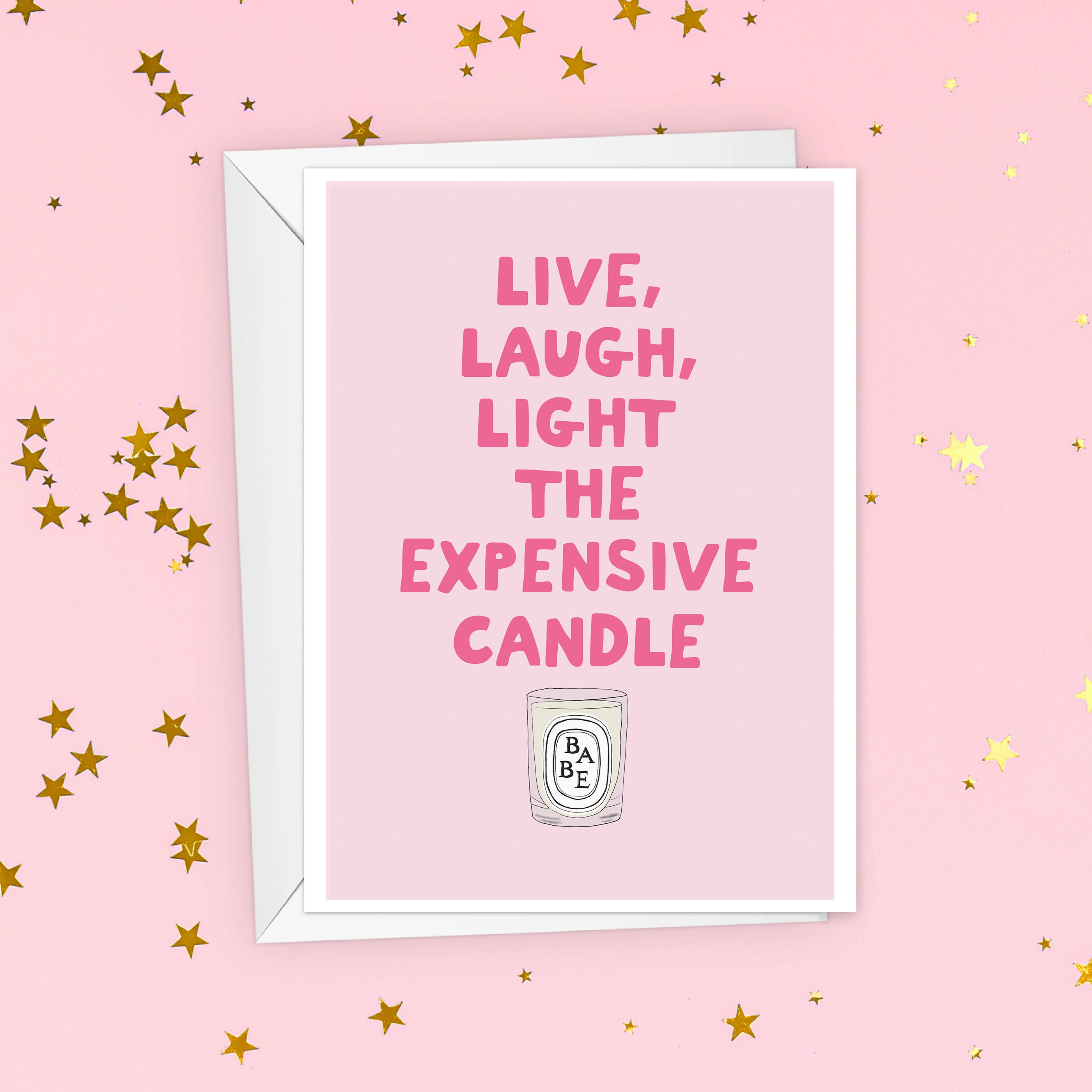 Light The Candle Funny Birthday Card