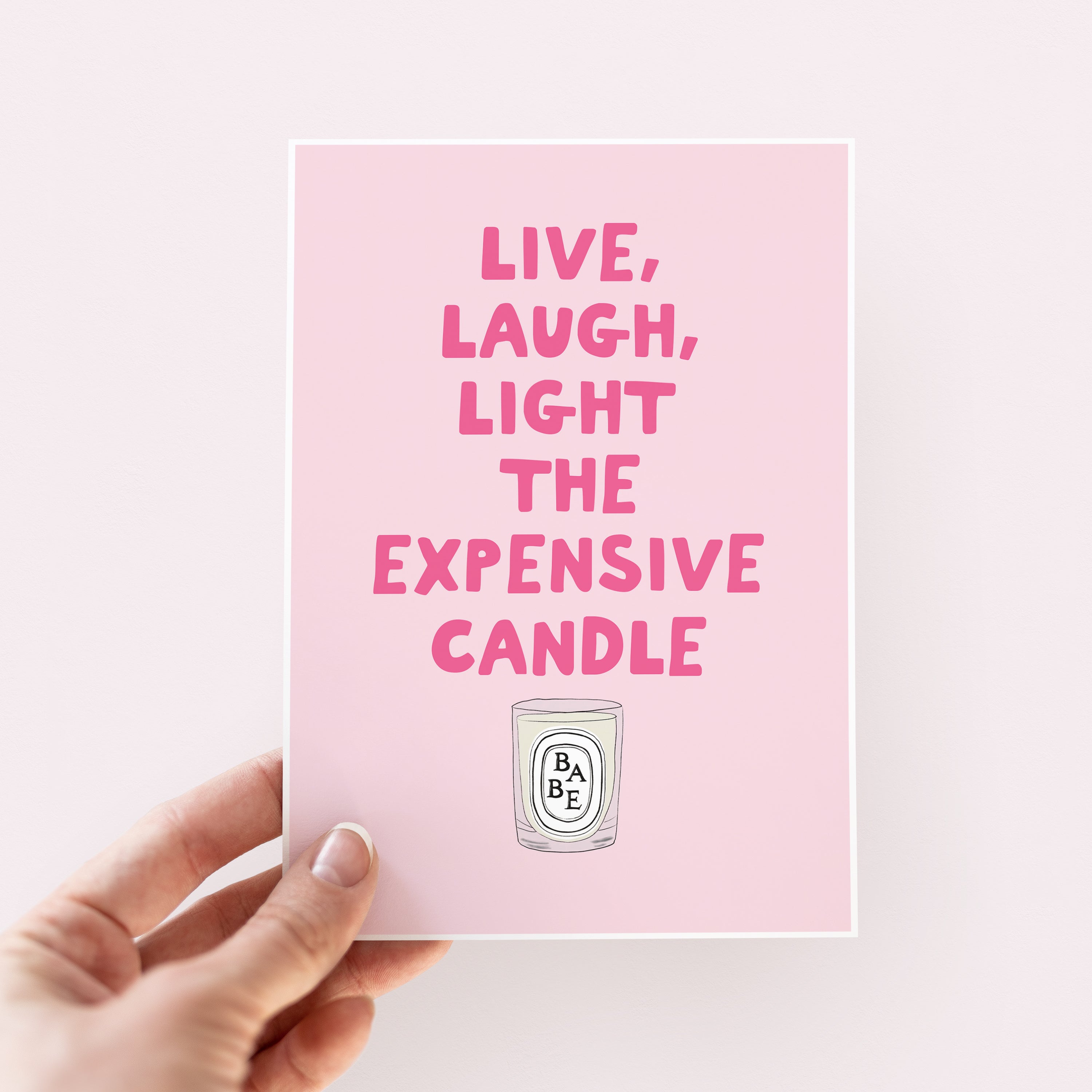 Light The Candle Funny Birthday Card