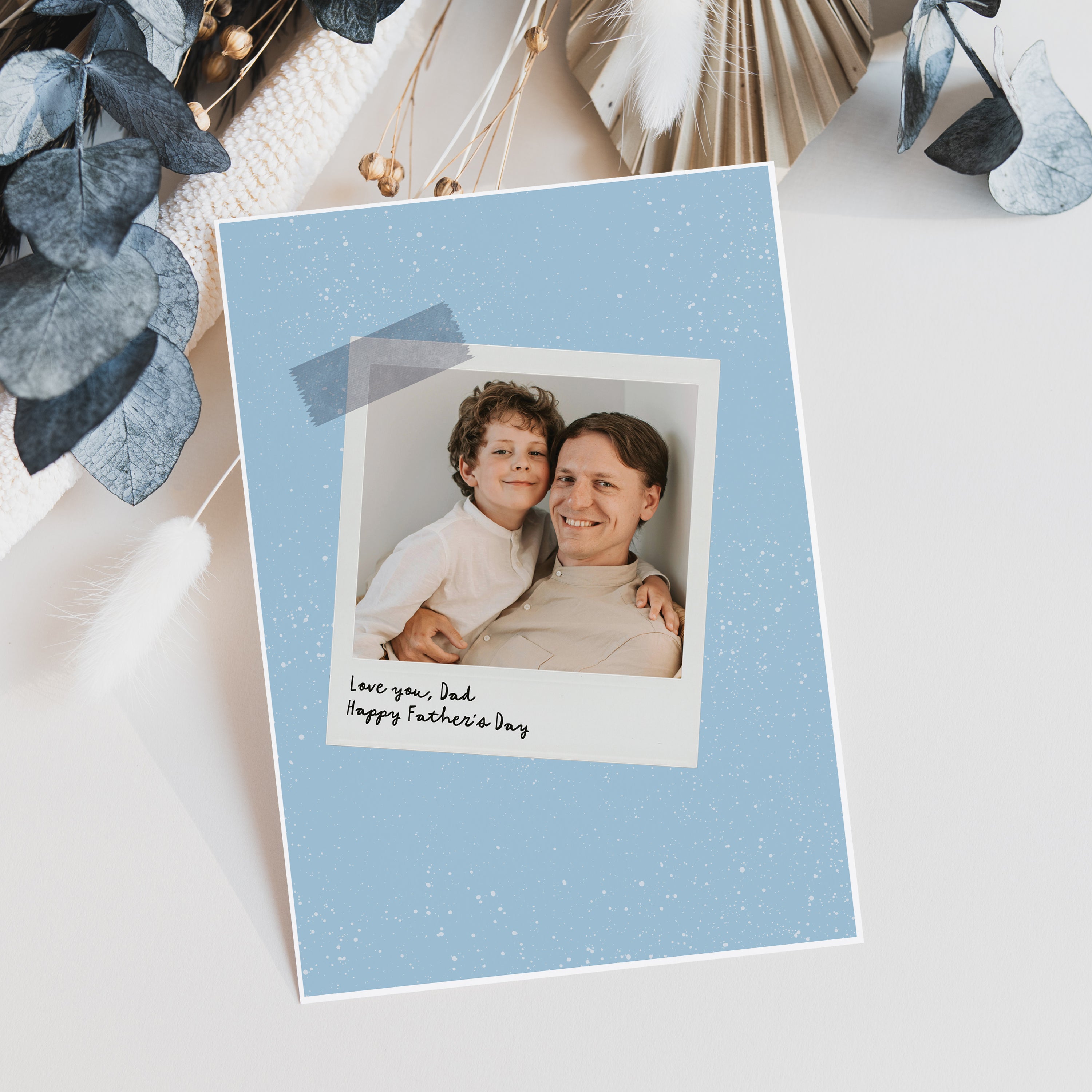 Love You Dad Photo Upload Father's Day Card