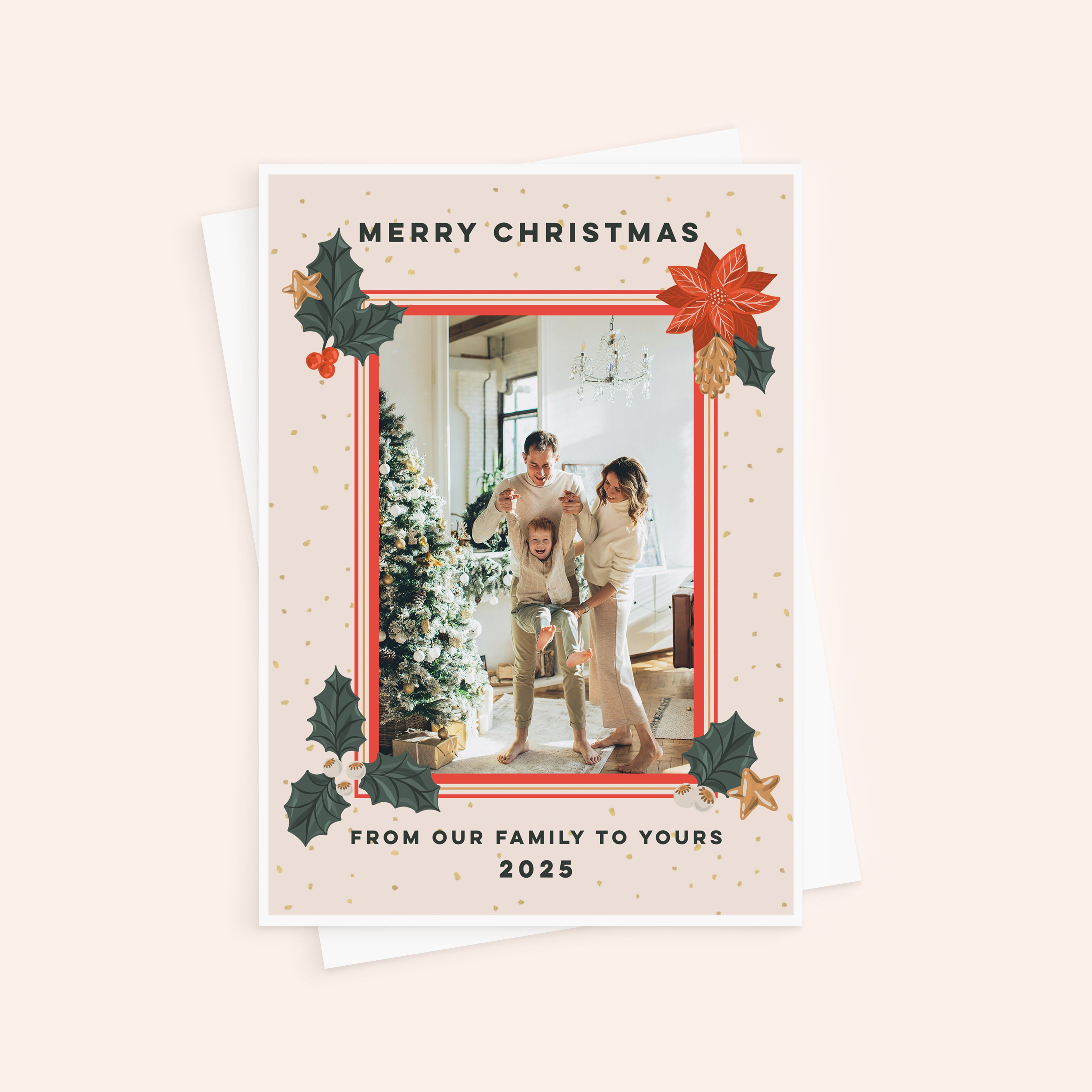 Family Photo Upload Christmas Card