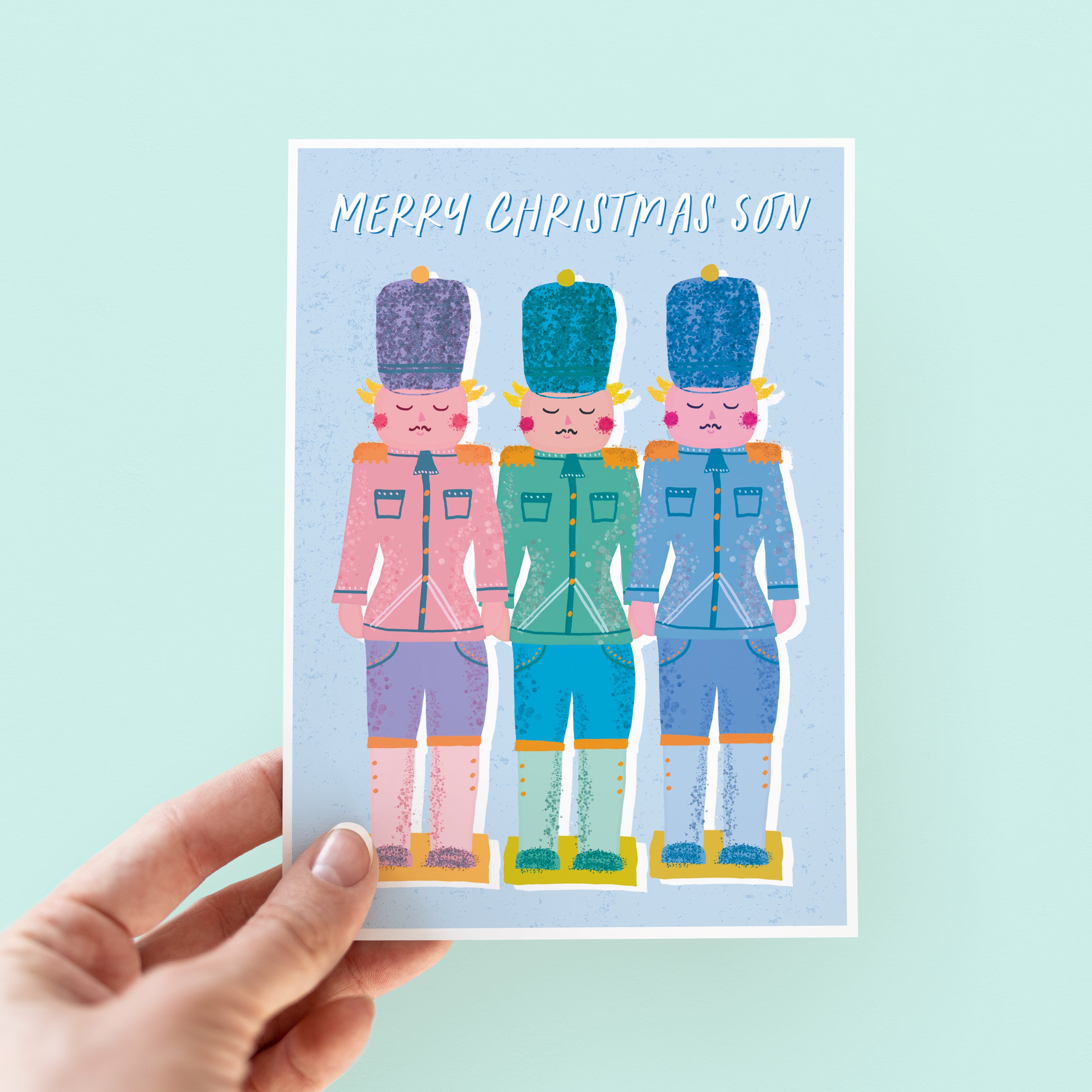 Nutcracker Christmas Card For Son