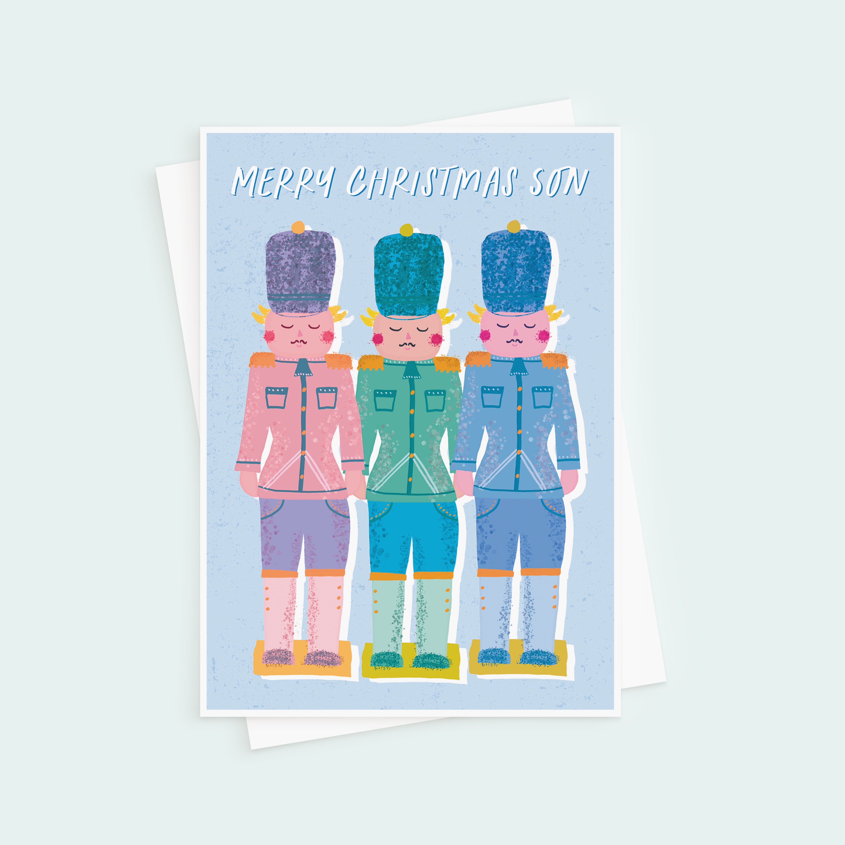 Nutcracker Christmas Card For Son