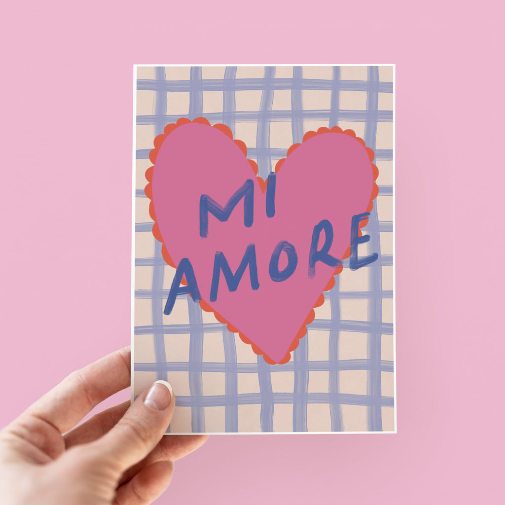 Mi Amore Valentine's Day Card For Loved One