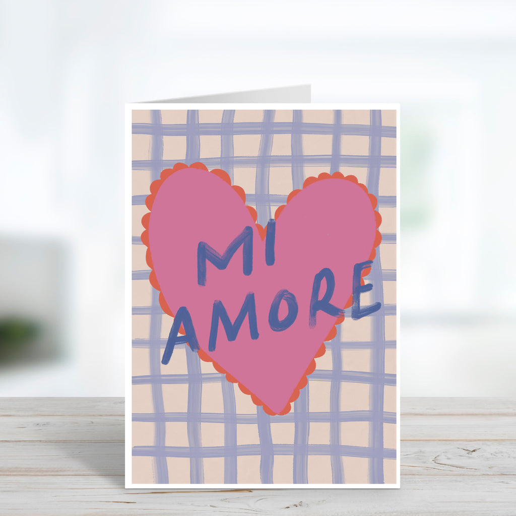 Mi Amore Valentine's Day Card For Loved One