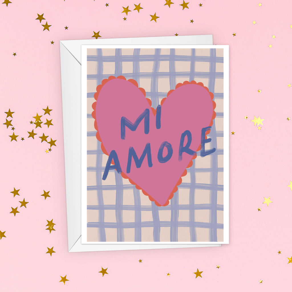 Mi Amore Valentine's Day Card For Loved One