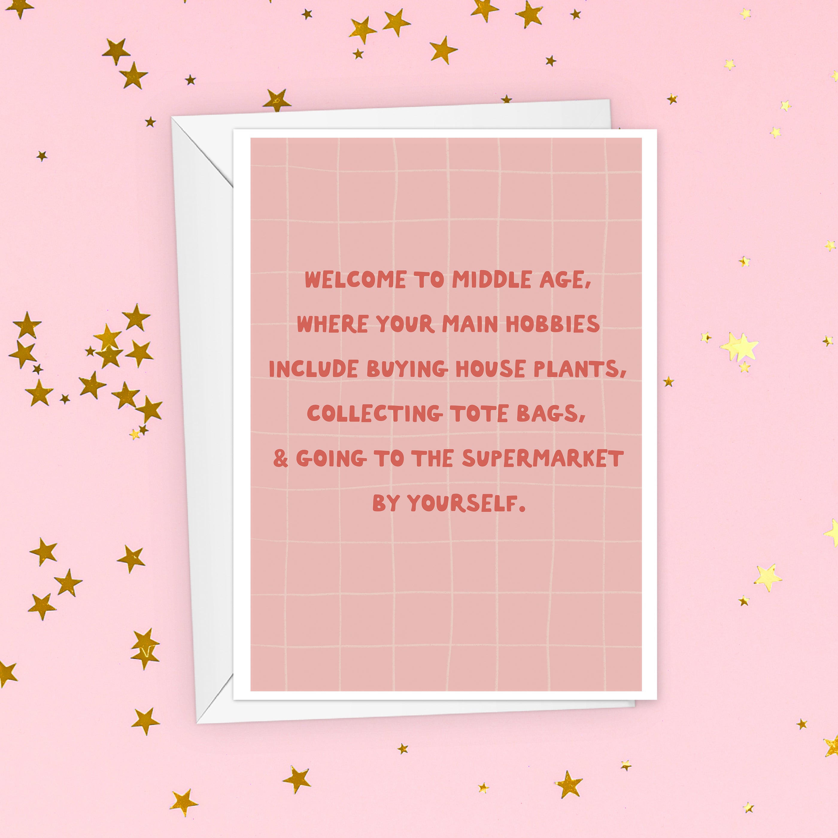 Funny Middle Age Birthday Card For Her