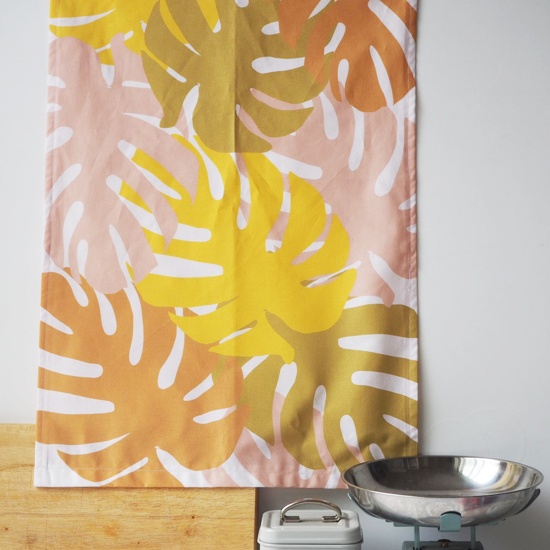 Monstera Print Decorative Tea Towel