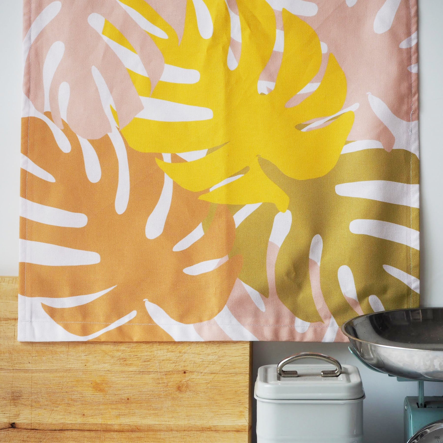 Monstera Print Decorative Tea Towel