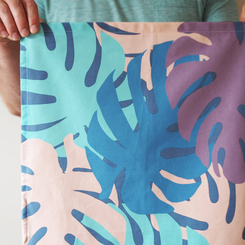 Monstera Print Decorative Tea Towel